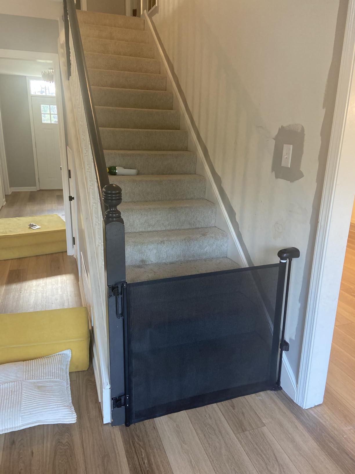 probebi Retractable Baby, Child & Dog Gates for Stairs, Extends to 54