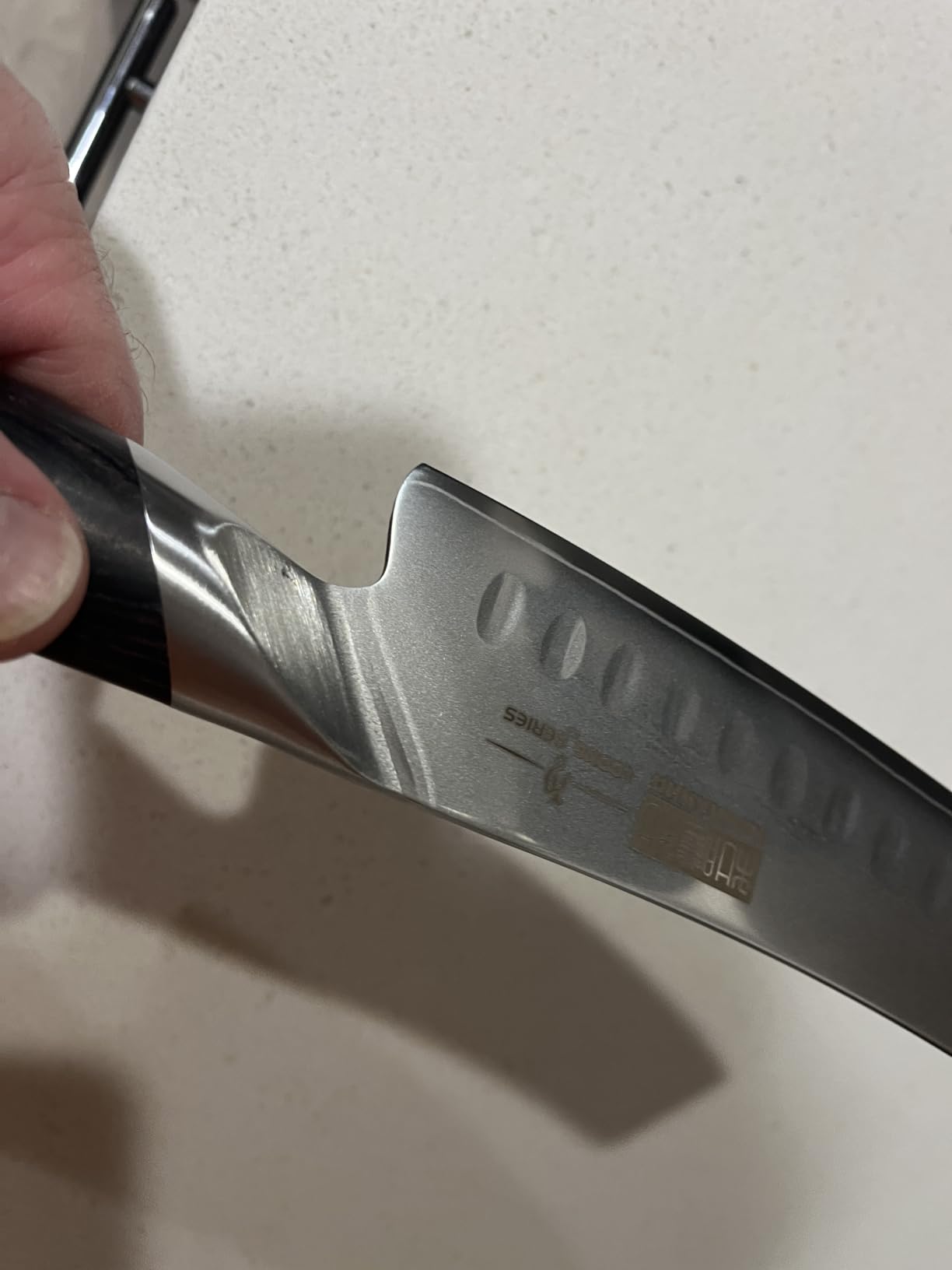 HOSHANHO 3.75 inch Paring Knife, Japanese High Carbon Stainless Steel Small Kitchen Knives, Ultra Sharp Fruit Knife with Ergonomic Pakkawood Handle customer photo 1