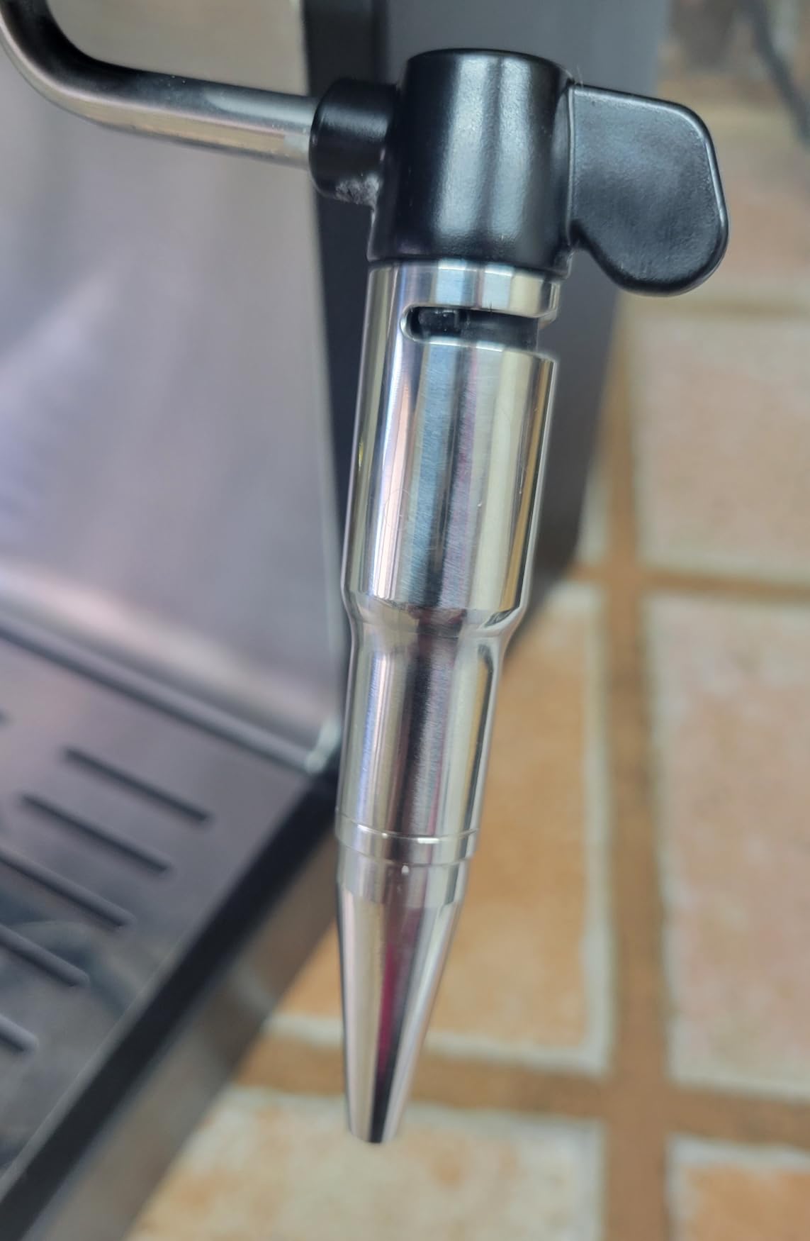 Steam Nozzle Tip for Delonghi Stilosa EC260, Replacement Steam Wand Tip for Delonghi Steamer Upgrade - Single Hole customer photo 2