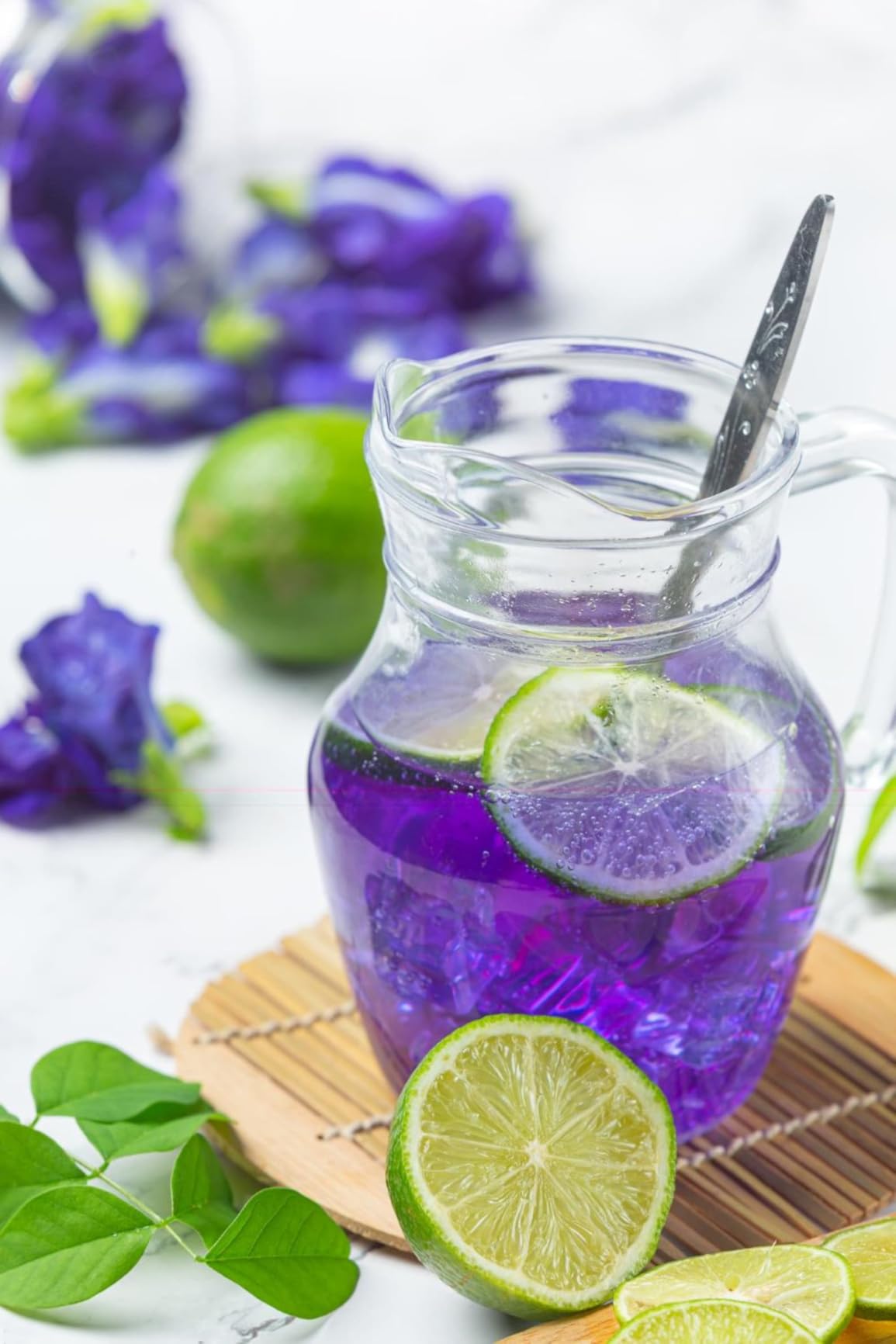 Micro Ingredients Organic Butterfly Pea Flower Tea, 8 oz (680+ Cups) | Loose Leaf Herbal Tea | Natural Blue & Purple Color | Rich in Antioxidants | Caffeine-Free, Non-GMO, No Sugar customer photo 2