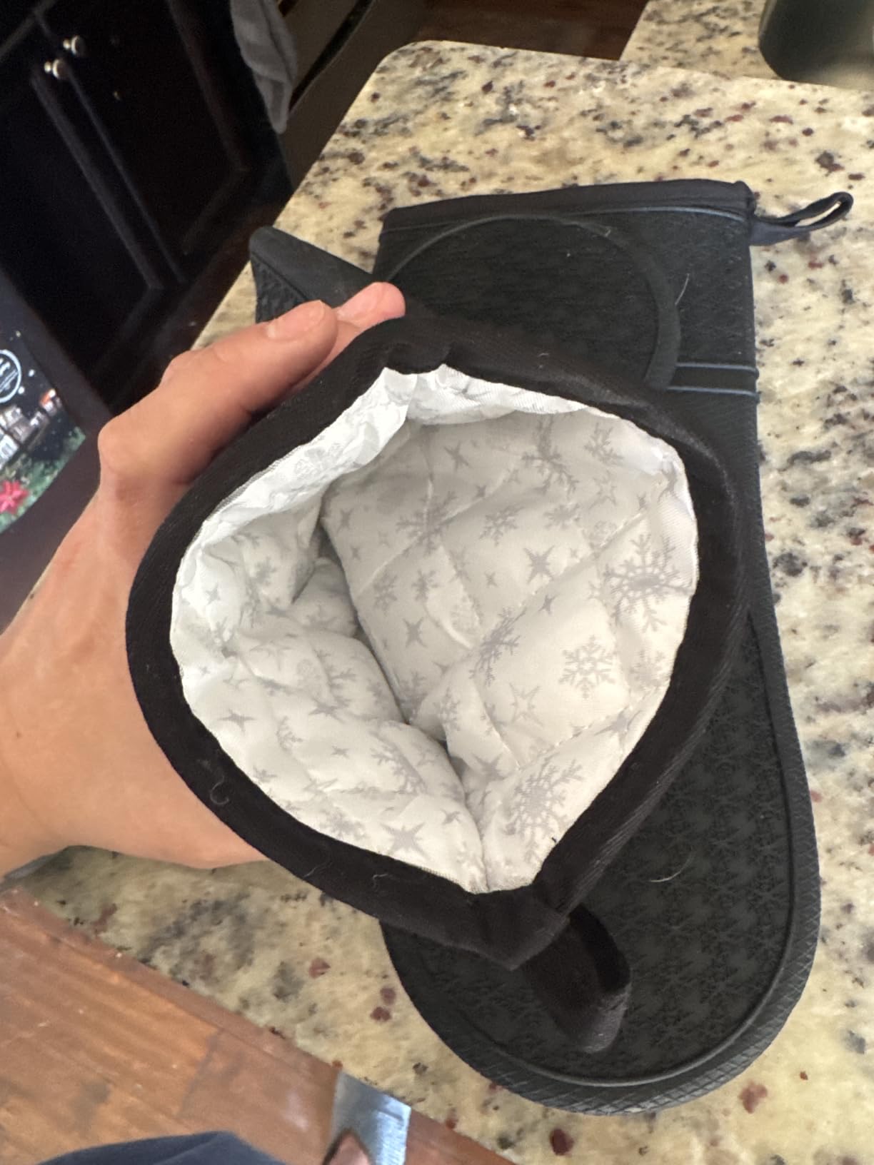 Hovico Silicone Oven Mitts, Heat Resistant 500F Kitchen Mitts 2PCS, 11.6