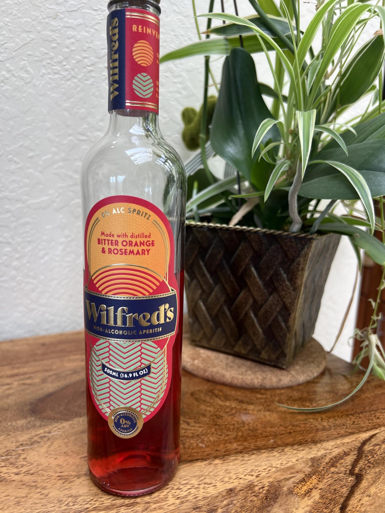Wilfred's Alcohol-Free Bittersweet Aperitif (0.0%) | Orange, Rosemary & Rhubarb | Non-Alcoholic Spritz Aperitivo | Natural | Gluten-Free | Vegan Friendly | No Alcohol Spirit | 16.9 fl oz, 500ml Bottle customer photo 2