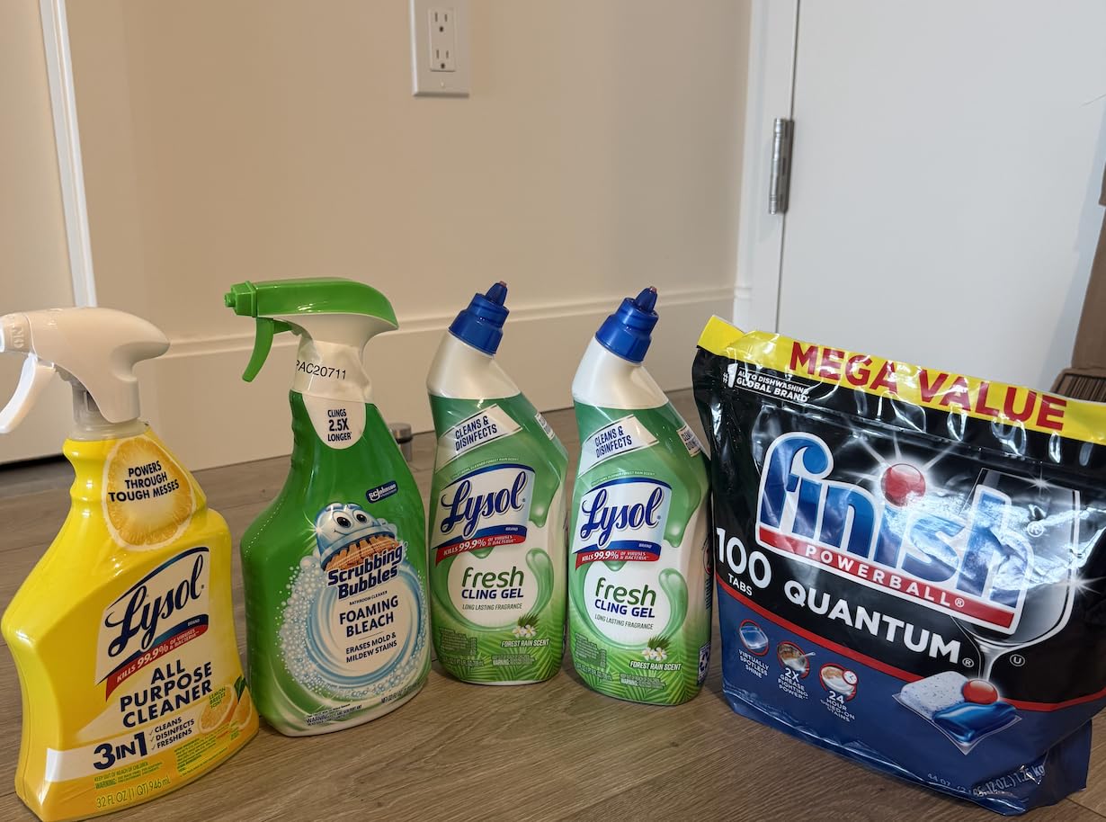 Finish Quantum Dishwasher Pods, No Pre-Rinse Dishwasher Detergent Soap Removes 24HR Dried-On Stain and Grease, Leaving a Virtually Spotless Shine, 84 Count customer photo 1
