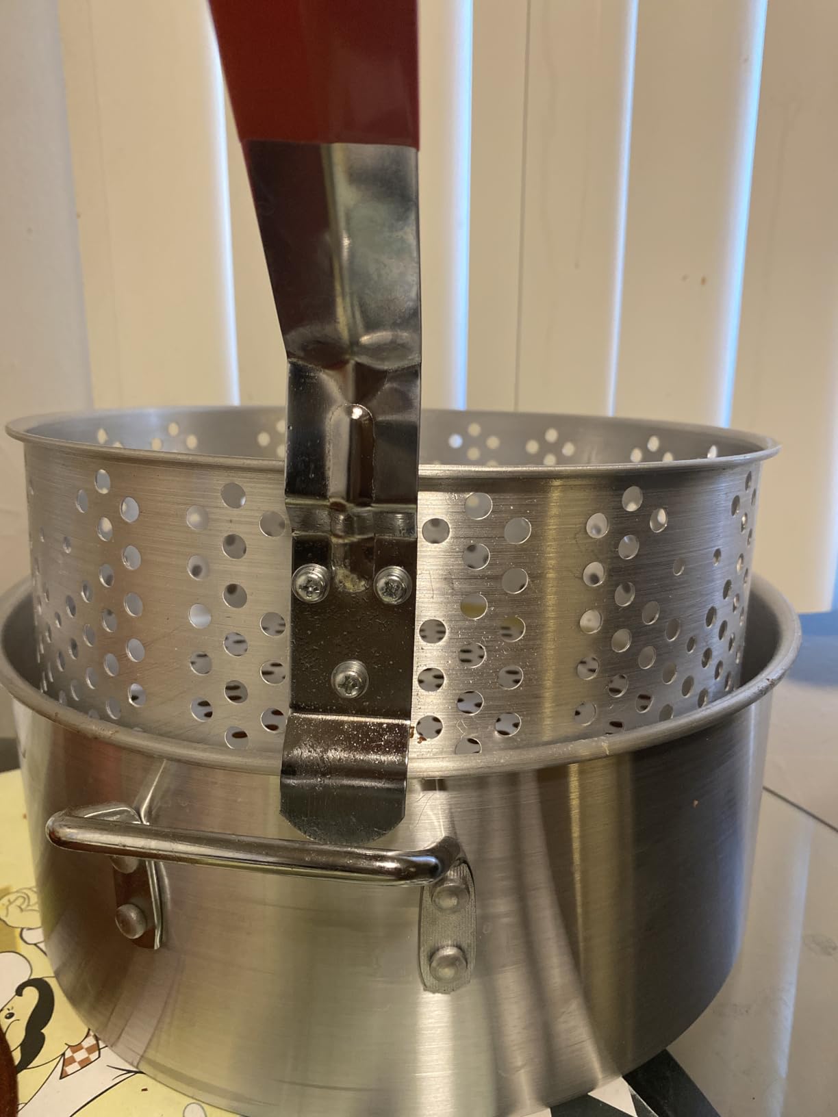 Gas One Aluminum Cooking Pot Deep Fryer with Basket - 10QT Aluminum Fry Pot with Easy Grip Handle - Durable Food Grade Outdoor Fryer with Perforated Strainer Basket customer photo 2