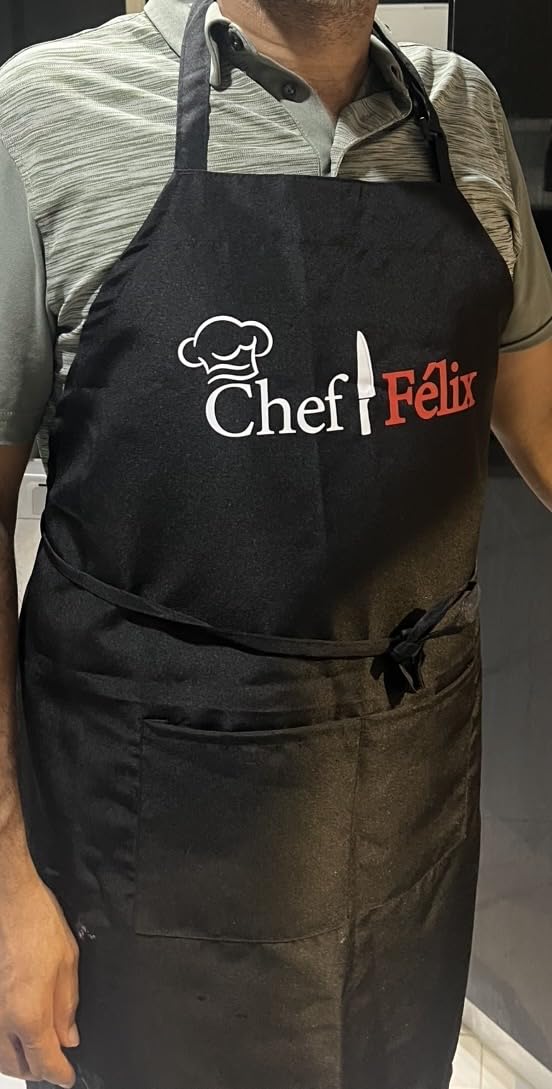Chef Apron Men, Women, Personalized Adult Aprons for Women and Men, Personalized Baking Gifts, Professional Aprons for Chefs, Men - Women Cooking Gift for Christmas, Birthday, Fathers Day, Mothers Day customer photo 1