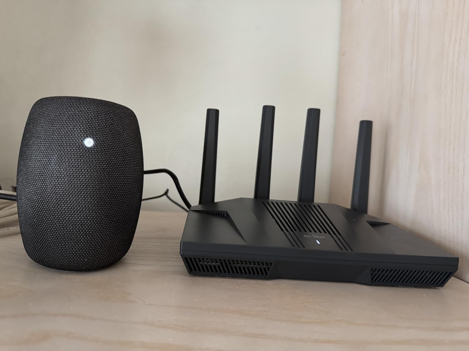 GL.iNet GL-MT6000 (Flint 2) WiFi 6 High Speed Gaming Routers for Wireless Internet, 2 x 2.5G Ethernet Ports, Long Range Computer VPN WiFi Router customer photo 1