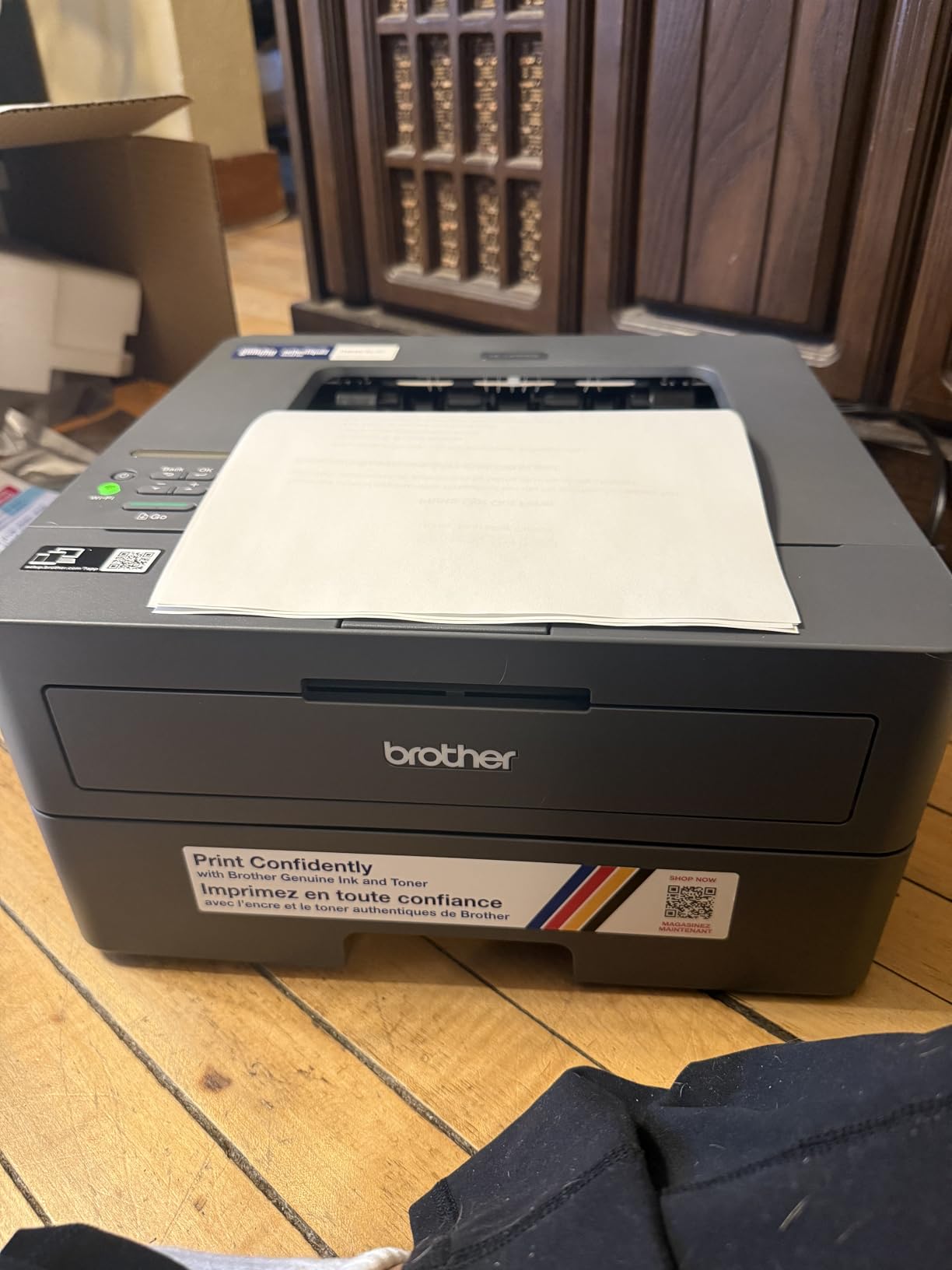 Brother HL-L2405W Wireless Compact Monochrome Laser Printer with Mobile Printing, Black & White Output customer photo 1