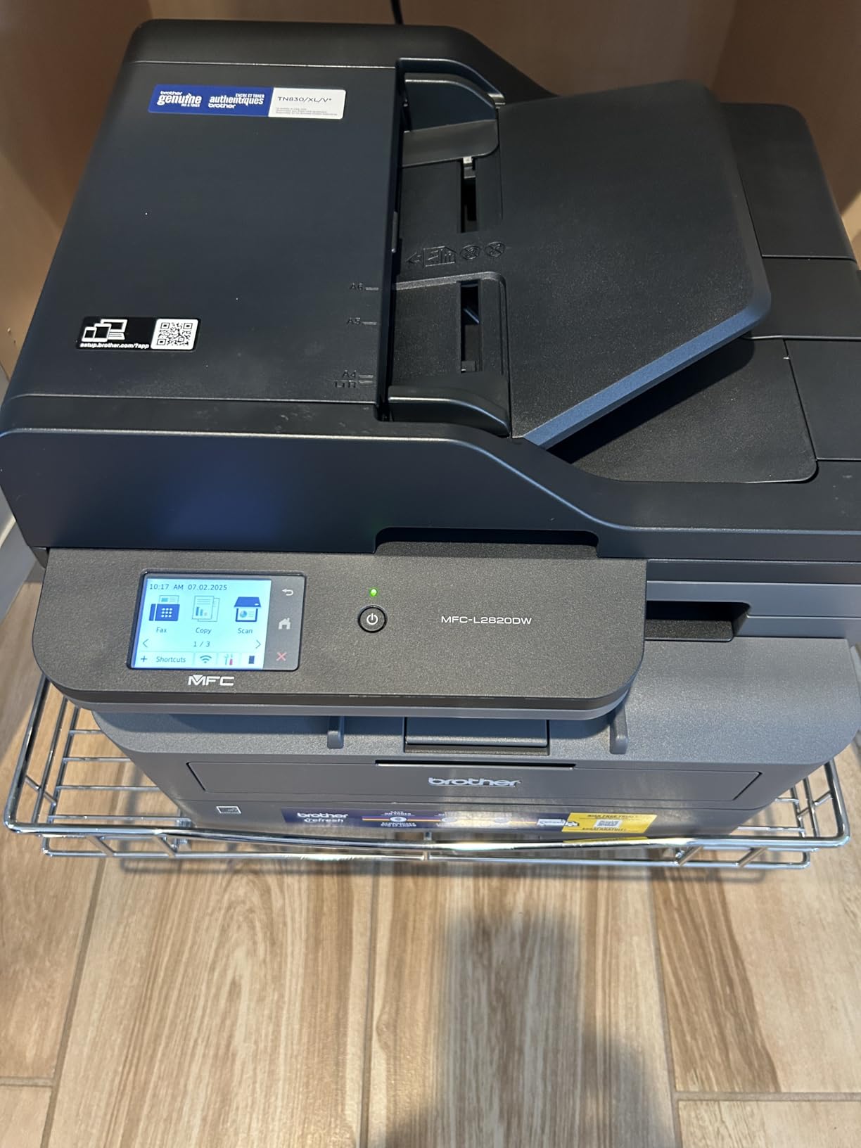 Brother MFC-L2820DW Wireless Compact Monochrome All-in-One Laser Printer with Copy, Scan and Fax, Duplex, Black & White | Includes Refresh Subscription Trial(1), Works with Alexa customer photo 1