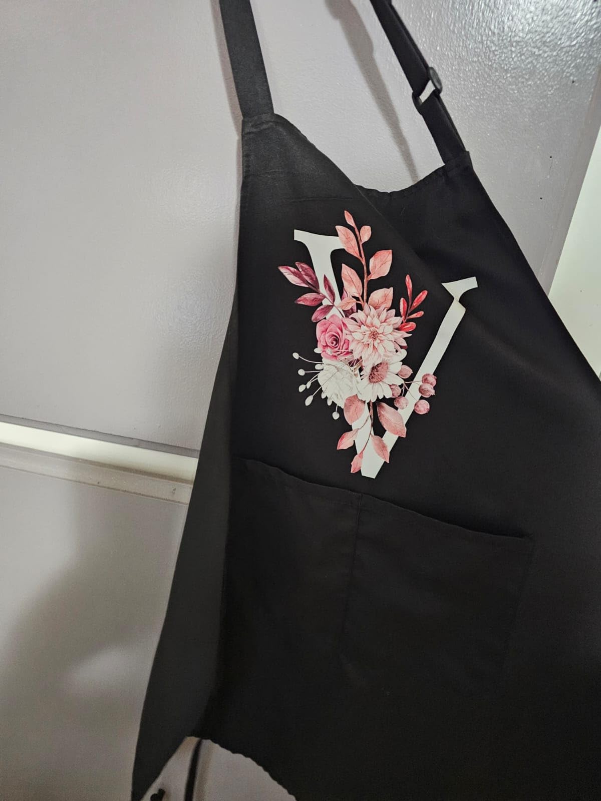 Personalized Aprons for Women with Pockets, Cute Aprons for Women Chef Baking, Cooking Gifts for Mom Birthday customer photo 1