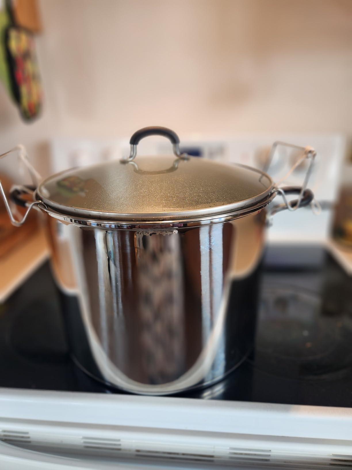 Cook N Home Water Bath Canner with Jar Rack & Glass Lid, Professional Stainless Steel Canning Pot 20 Quart customer photo 1