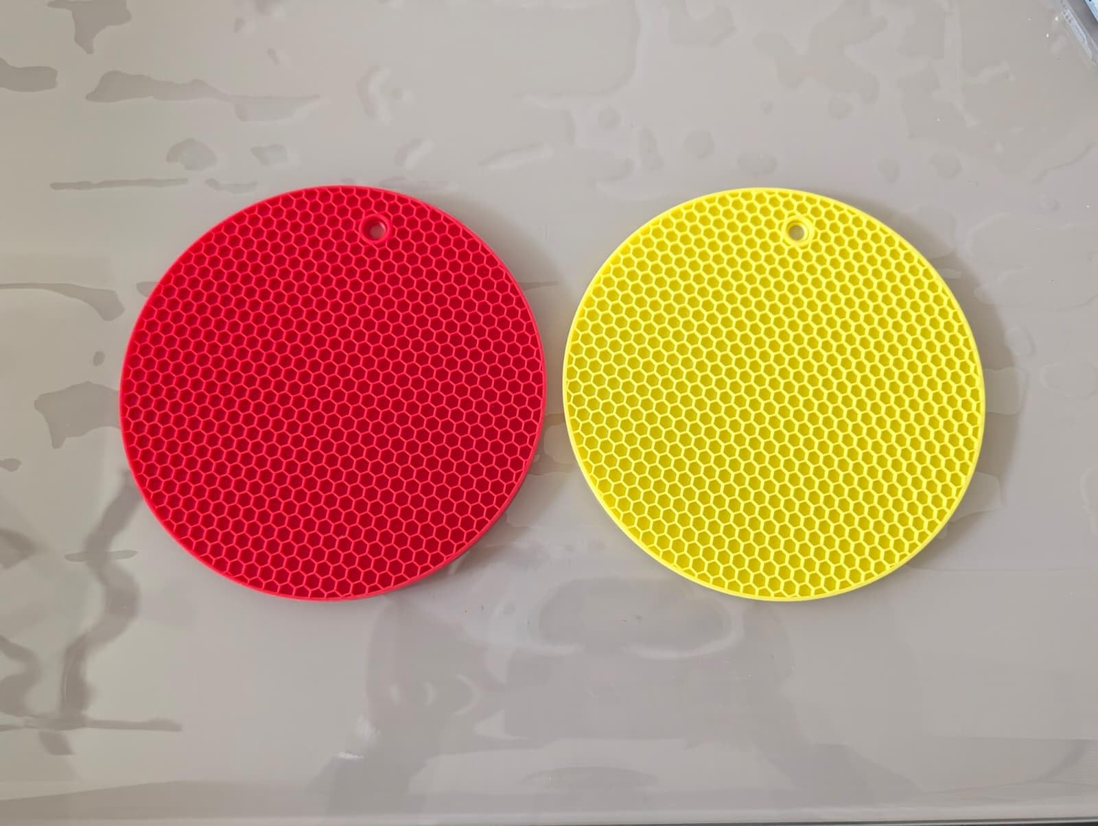 homEdge Silicone Trivets Mat, 6 Packs Multipurpose Non Slip Heat Resistant Pot Holder-Assorted Color customer photo 1