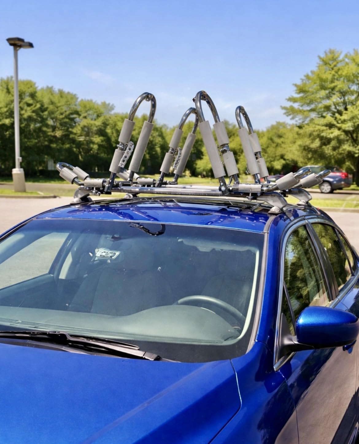 FORWODE Premium Kayak Roof Rack, 2 Pair J-Bar Roof Rack, Folding Adjustable Rack, Heavy Duty Kayak Roof Carrier customer photo 2