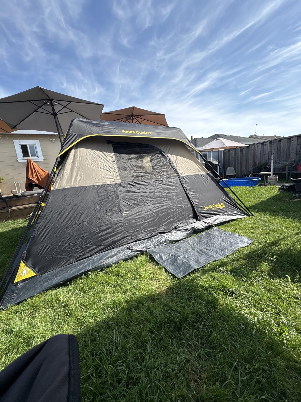 FanttikOutdoor Camping Tent 4/6/8/10 Person Instant Cabin Tent Setup in 60 Seconds with Rainfly & Windproof Portable with Carry Bag for Family Camping & Hiking customer photo 2