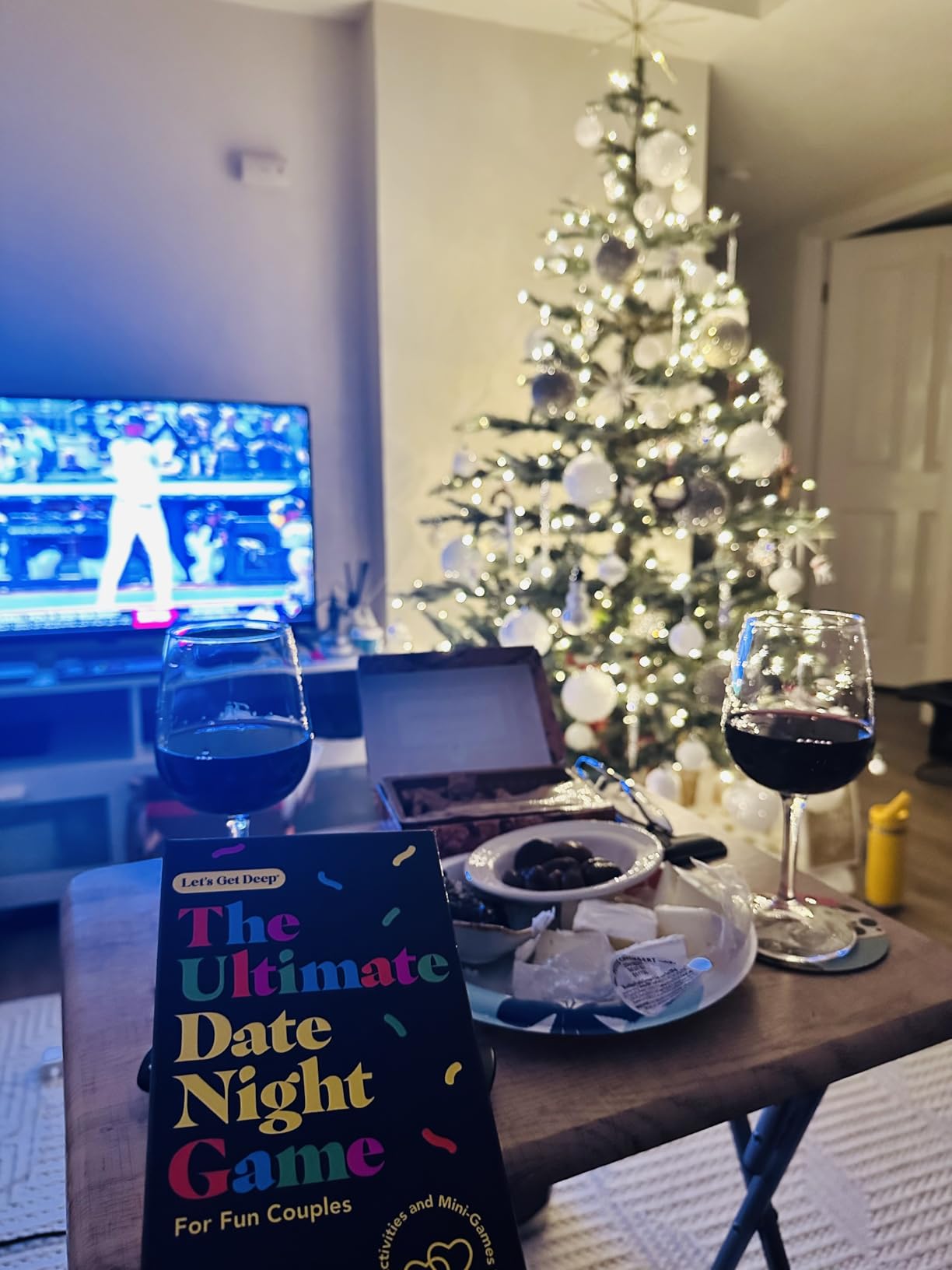 The Ultimate Date Night Game by Relatable, Great for Couples Games and Stay at Home Date Night Ideas, From The Makers of Let's Get Deep Relationship Card Game, Includes 200 Cards & Spinner customer photo 1