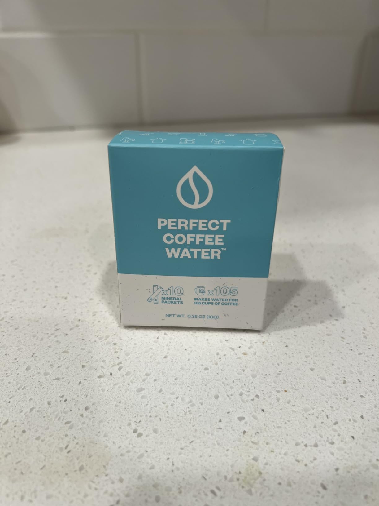 Perfect Coffee Water Minerals for Creating the Best Water to Brew Coffee, Optimize Your Coffee Brewing, Brew Better, not Bitter, Coffee (10, 1 Gallon/4 Liter Stick Packets) customer photo 1