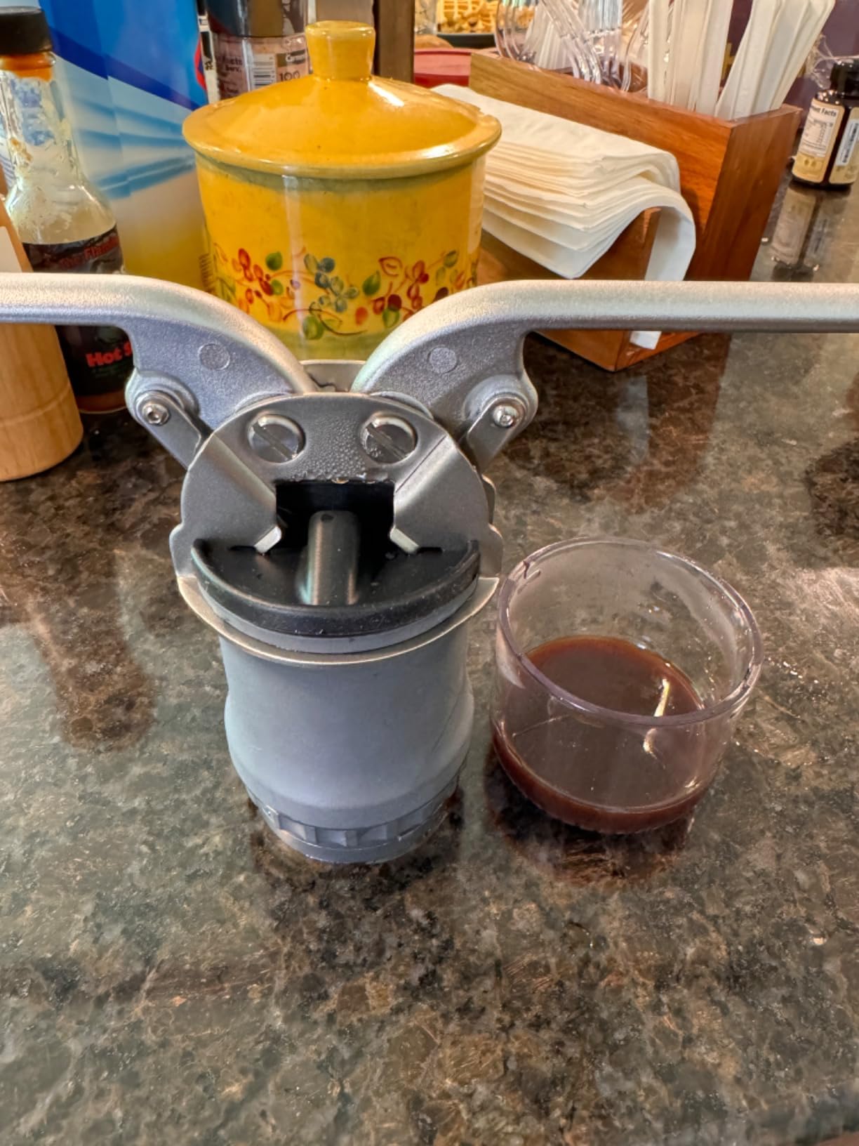 Leverpresso V4 Portable Lever Espresso Maker - Manual Espresso Machine with 51mm Ridgeless Filter Basket, Double Shot, Non-Pressurized, Perfect for Camping & Travel - by HUGH (Non-pressurized Filter) customer photo 2