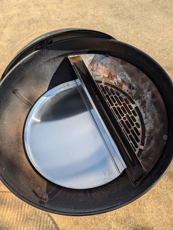 onlyfire Stainless Steel Drip Pan & Water Reservoir for Weber 22