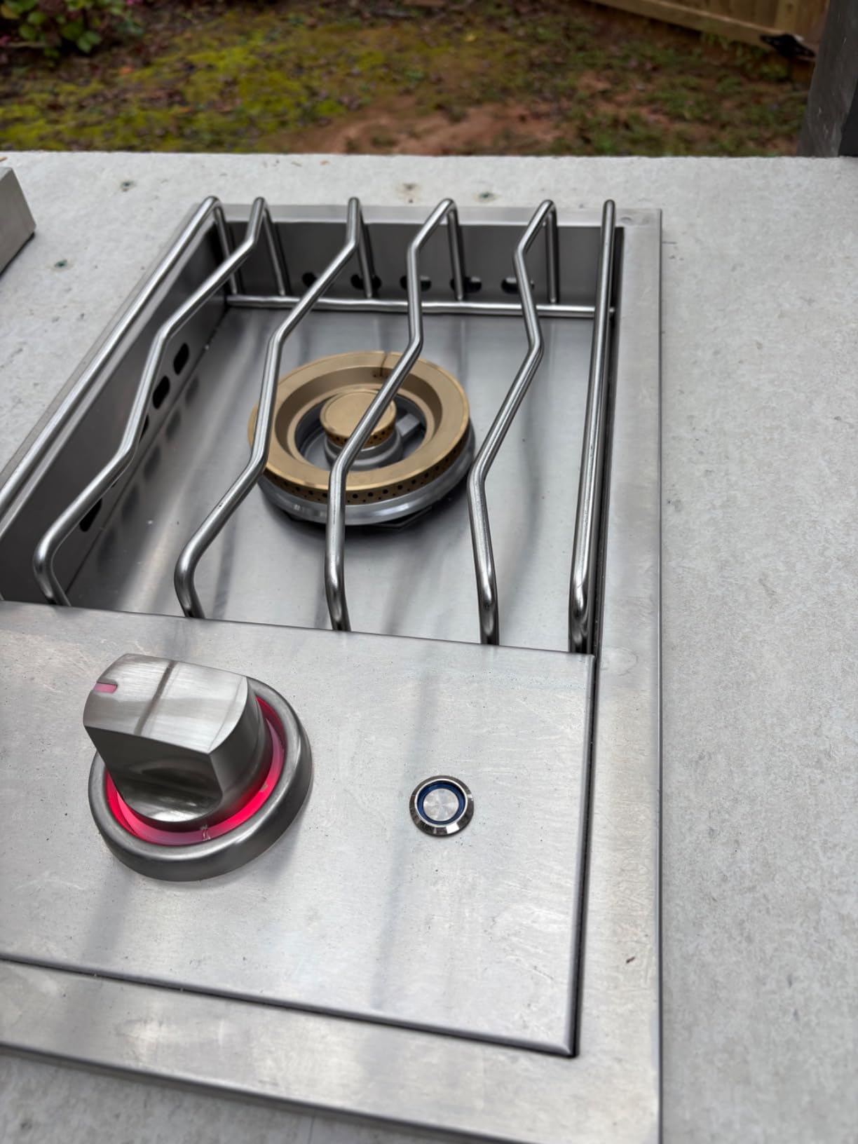 17,500BTU Liquid Propane Side Burner, Single Grilling Side Burners for Outdoor Kitchen, Convertible to Natural Gas, Duty Heavy 304 Stainless Steel, Drop-in Side Burner for Outdoor BBQ Grill Island customer photo 1