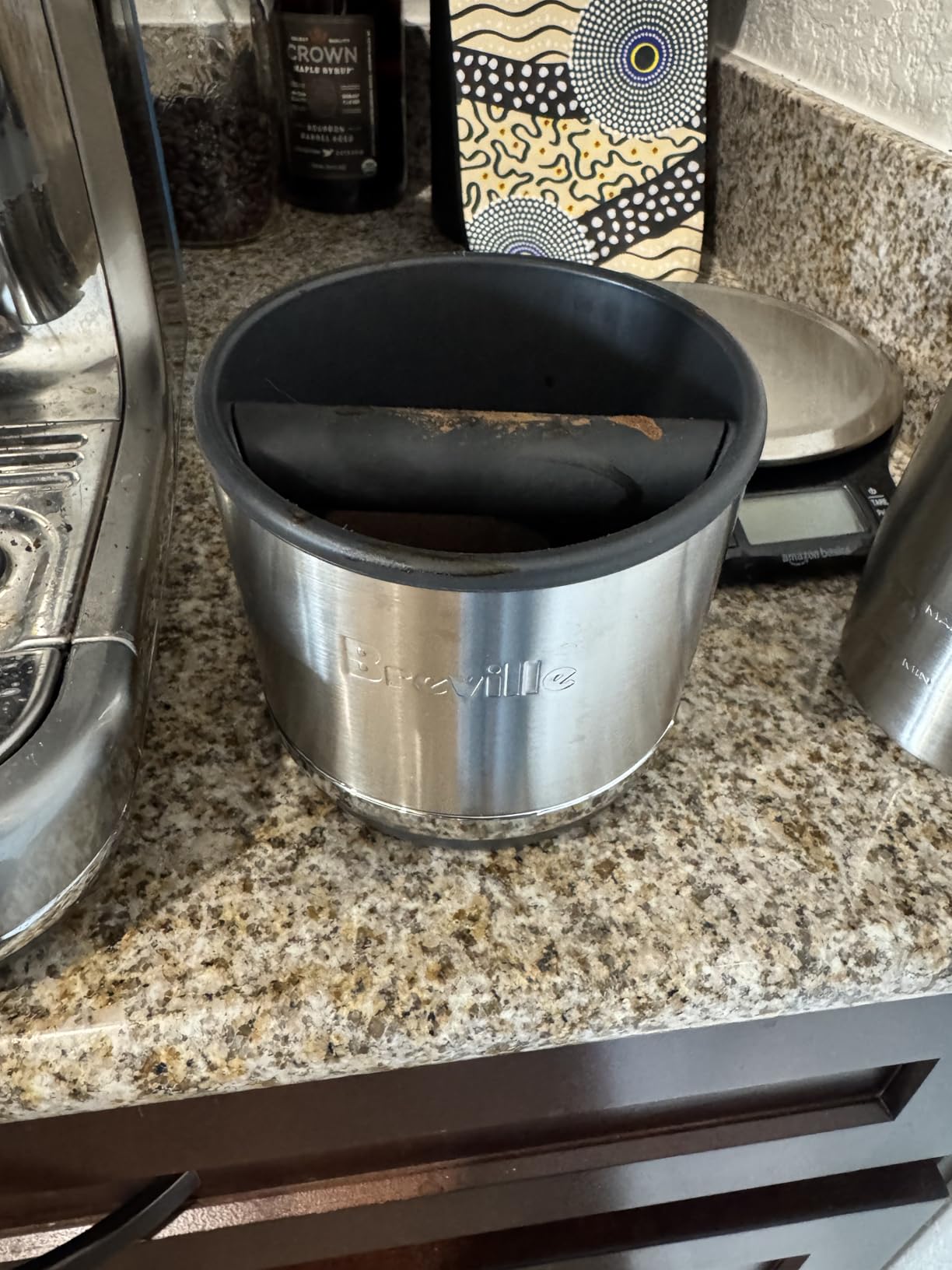 Breville BEA501BSS Knock Box 10 Espresso Machine Accessory, 10 Puck Capacity, Brushed Stainless Steel customer photo 2