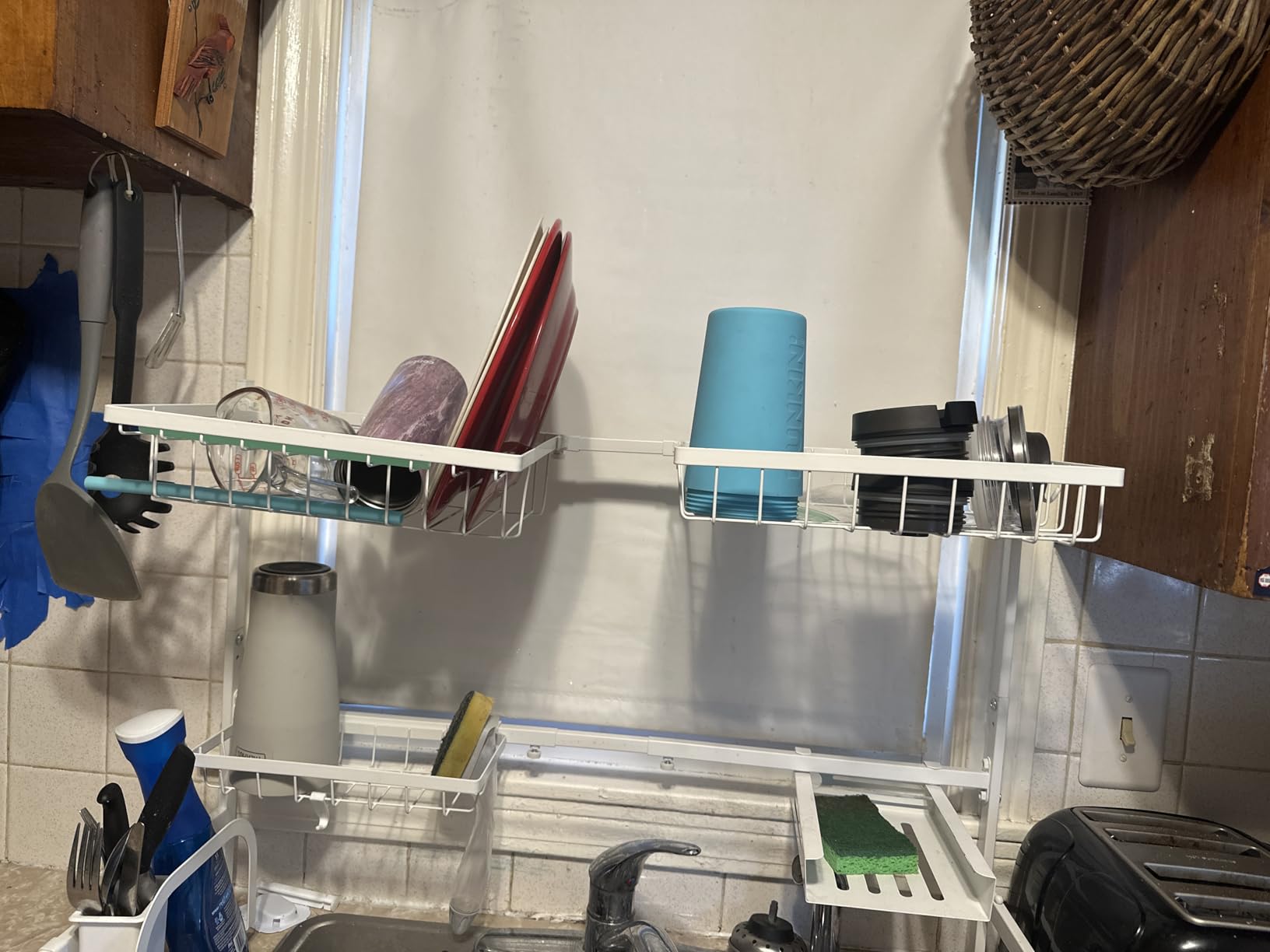 Kitsure Over The Sink Dish Drying Rack - 30.0