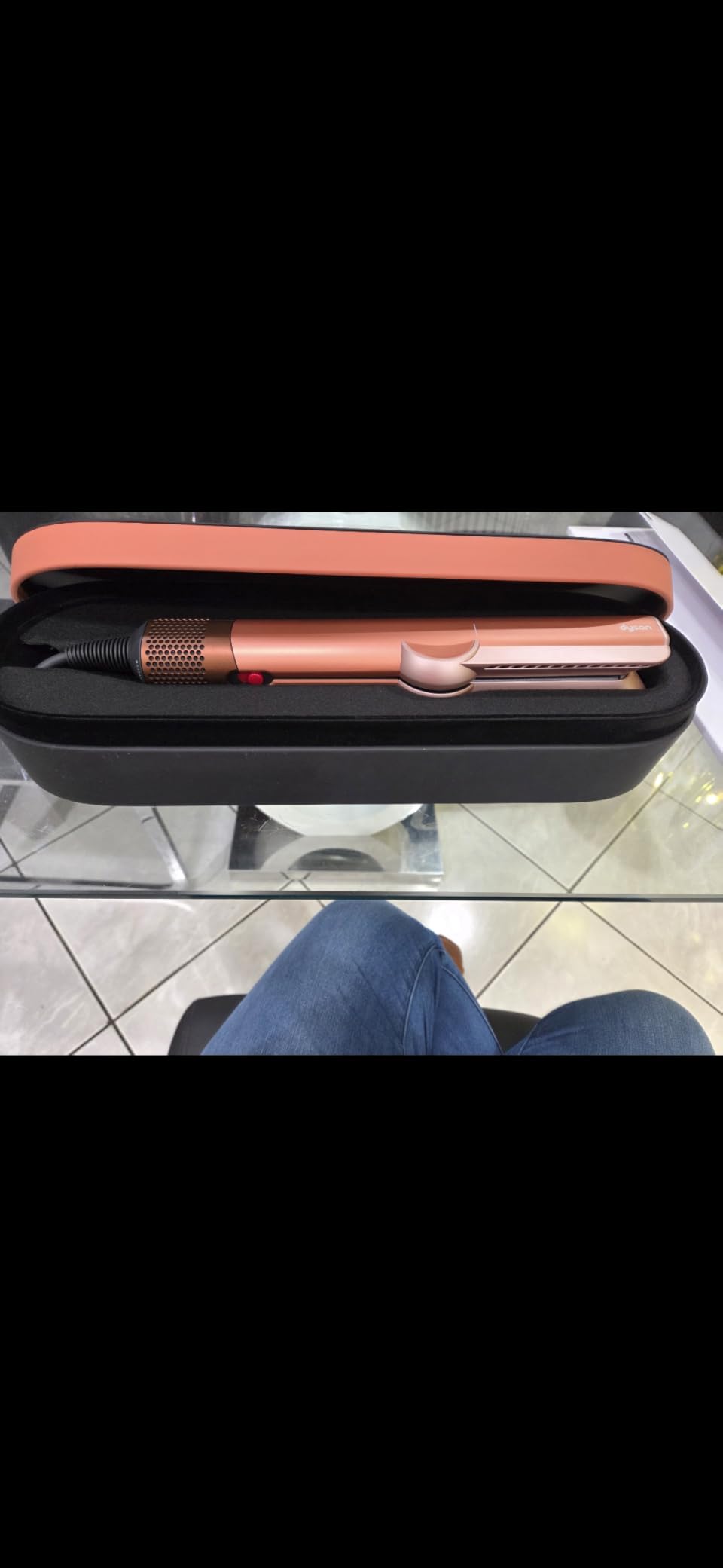 Dyson Airstrait Straightener, Wet to Dry Hair Straightener, No Heat Damage, No Hot Plates, All Hair Types customer photo 1