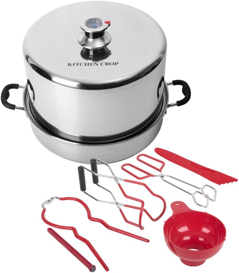 Kitchen Crop Steam Canner with Temperature Indicator (Stainless Steel Steam Canner + Tools) customer photo 1