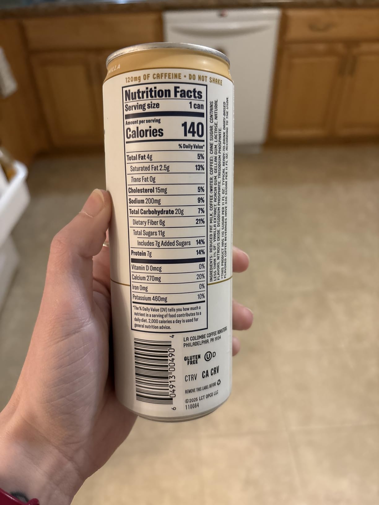 La Colombe Coffee, Vanilla Draft Latte, 11 fl oz Cans (Pack of 12), Coffeehouse Quality Cold Brew, Specialty Grade Coffee Beans, Ready-to-Drink On-the-Go customer photo 2