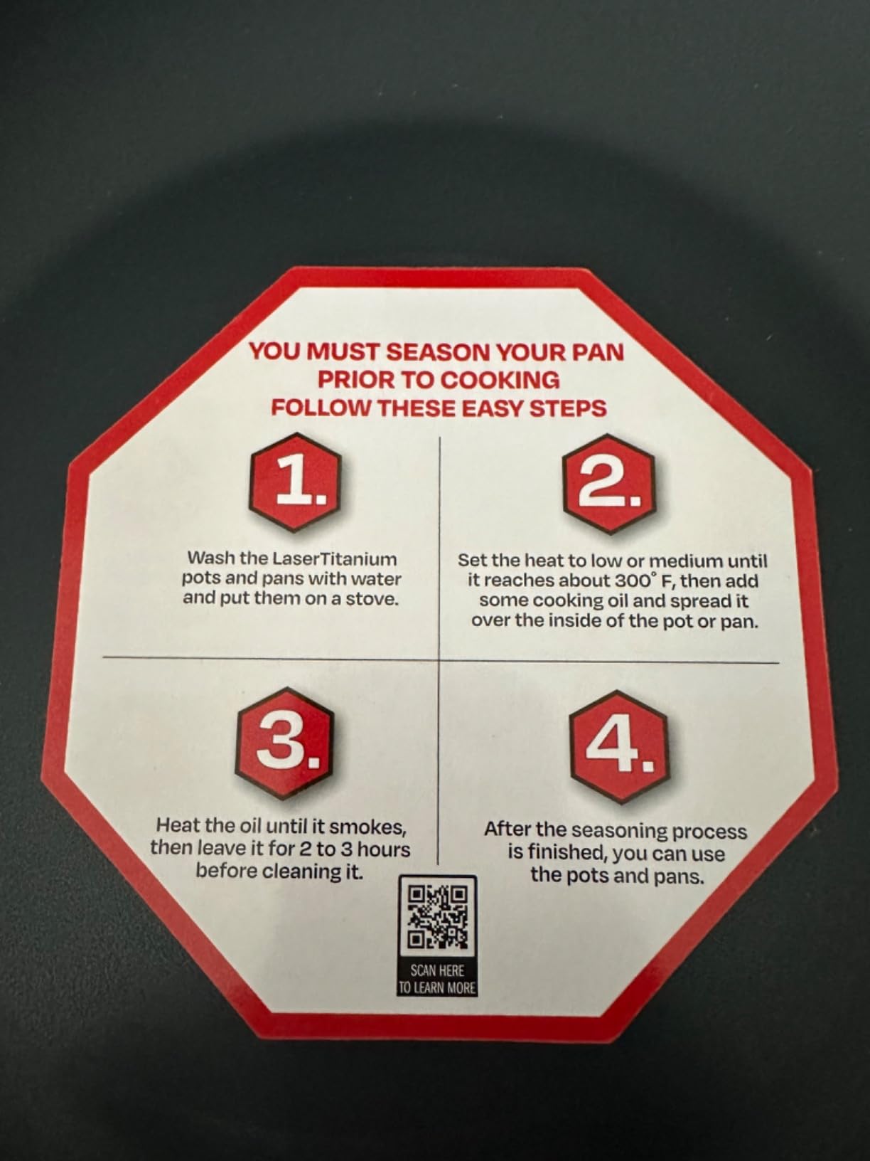 Guy Fieri's Flavortown Laser Titanium 12 Piece Set - Non-stick Cookware Set Without PFAS, PTFE, or PFOA, 3x More Durable, Dishwasher Safe, Oven Safe customer photo 1