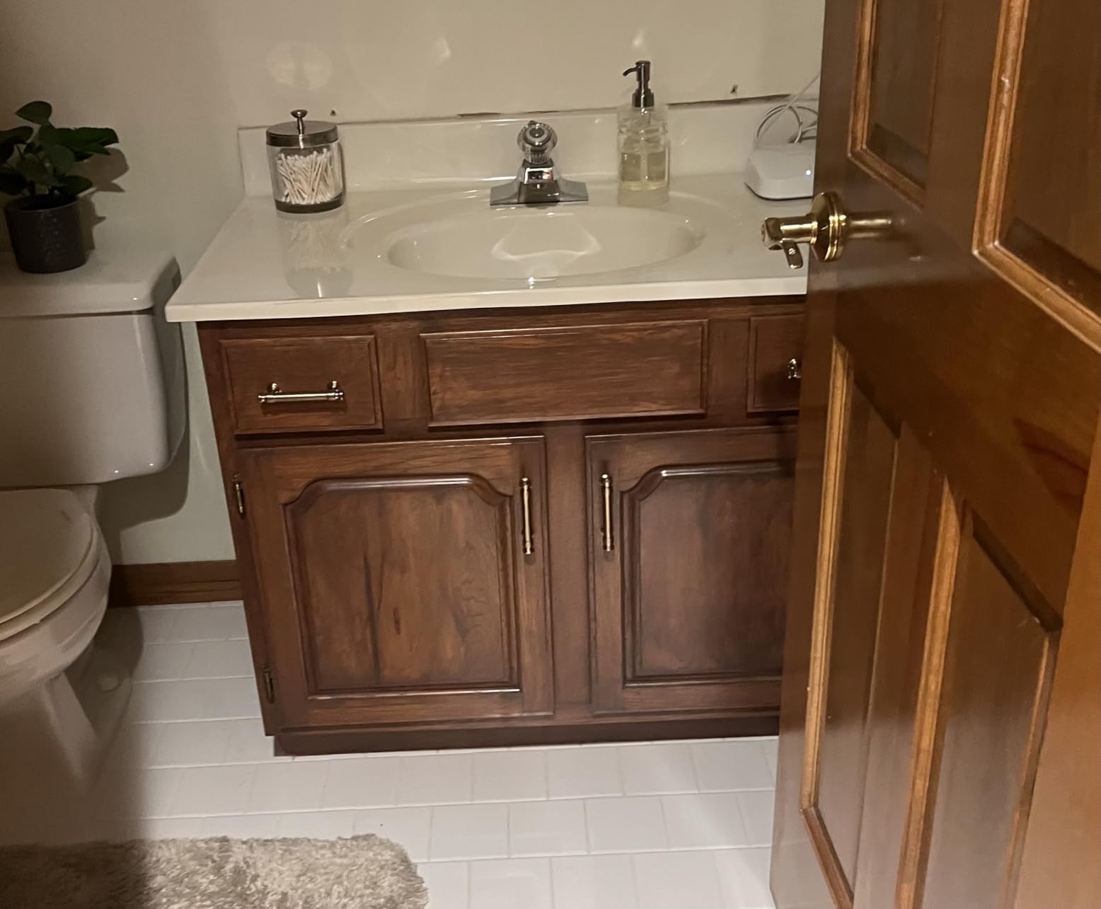 Heirloom Traditions All-in-ONE Gel Stain, Toasted Oak (Faux raw Wood), Pint - No Sanding or Sealer Needed, Oil Based for Interior/Exterior use customer photo 2