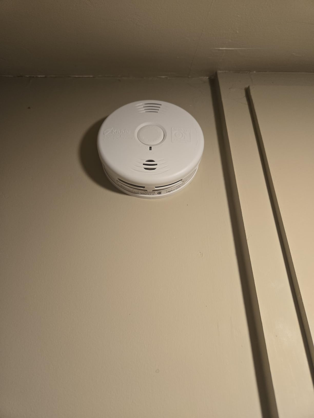 Kidde Smoke and Carbon Monoxide Detector, 10-Year Battery Powered, with Voice Alerts, LED Status Lights, 85 dB Alarm, 5 inches, 30CUD10-V, 1 Pack customer photo 1
