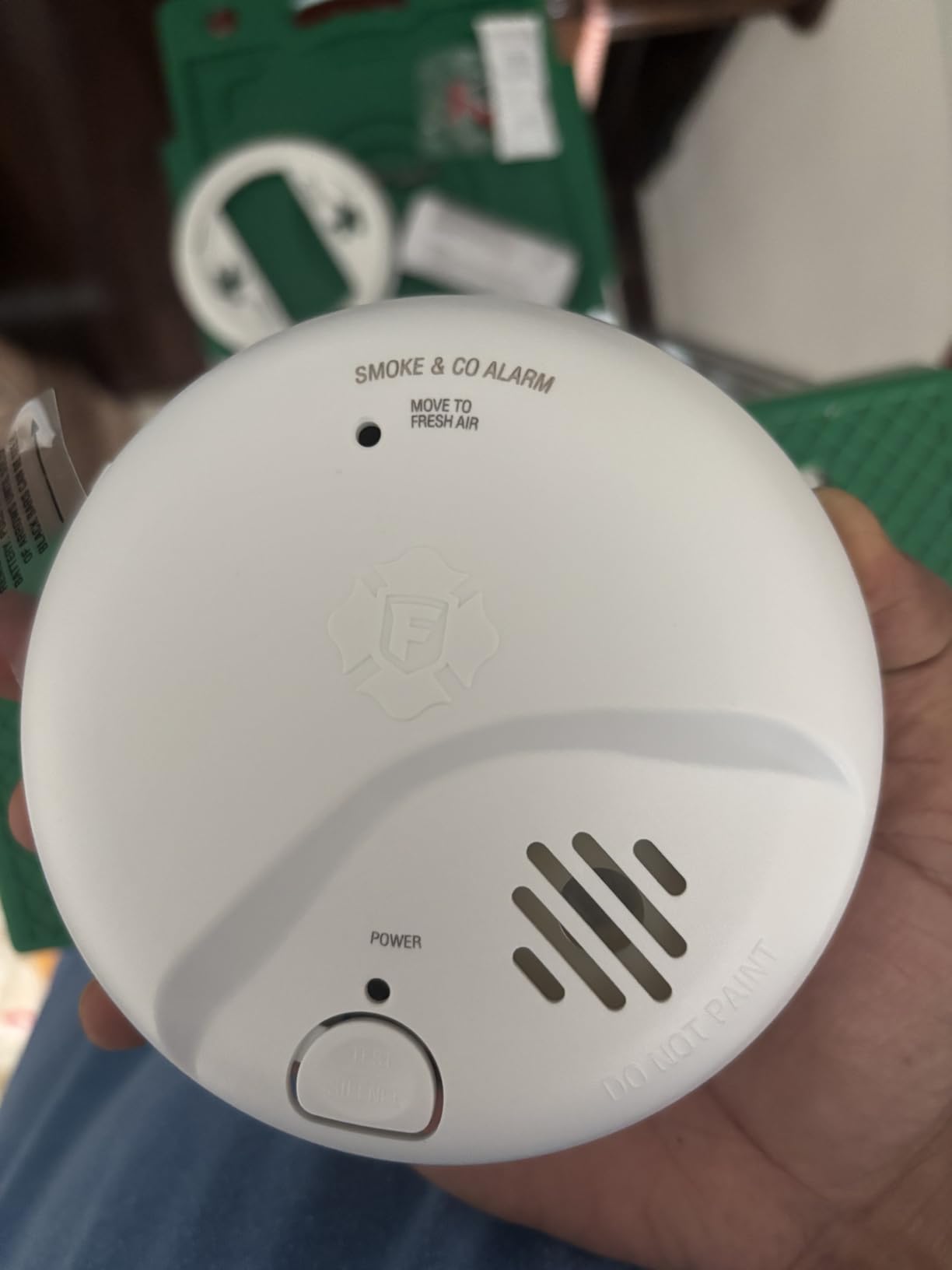 First Alert BRK Combination Smoke & Carbon Monoxide Alarm, Battery Operated Detector with Test & Silence Button, SMICO100, 1-Pack customer photo 2