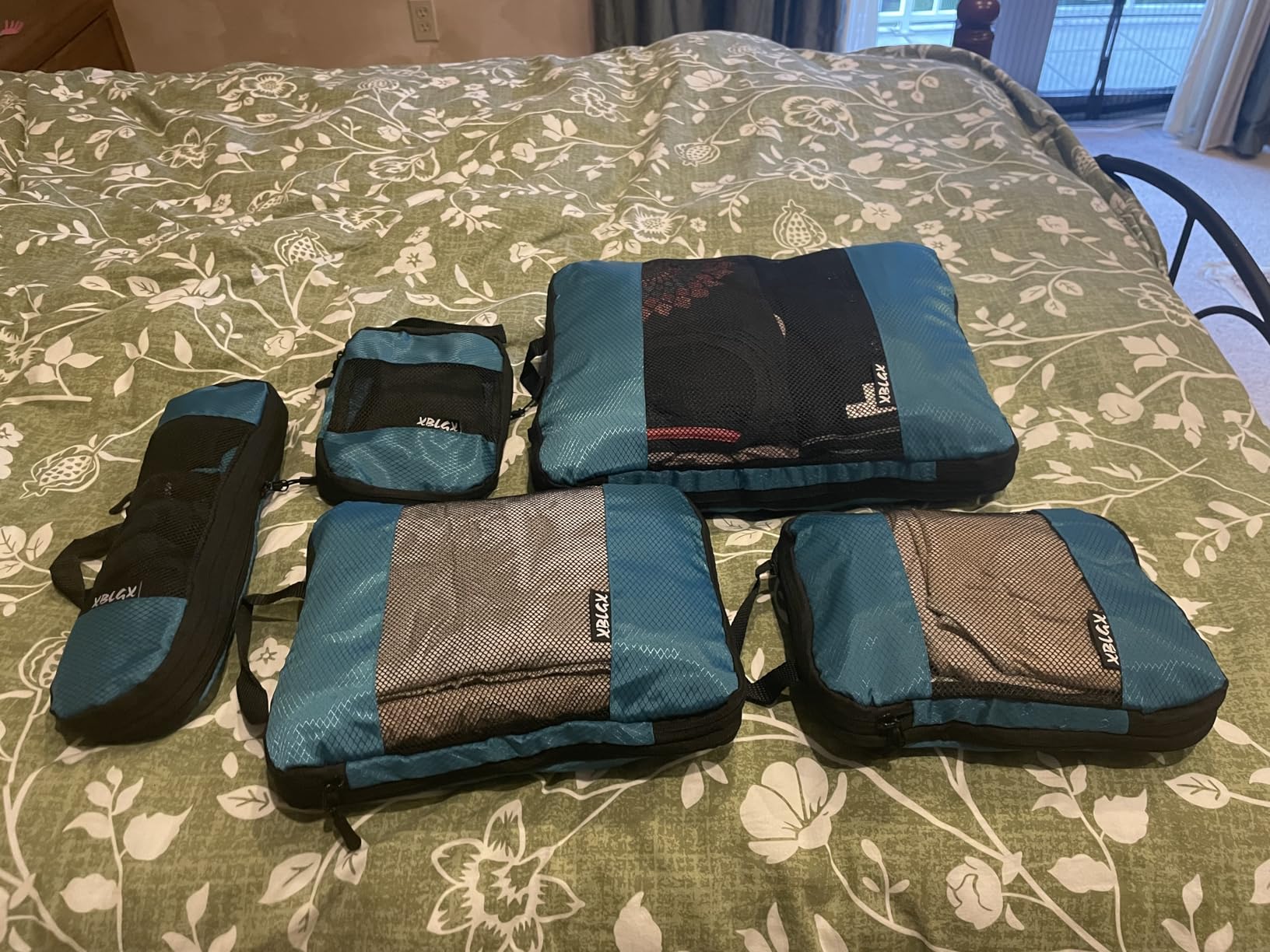 Compression Packing Cubes for Suitcases, 5 Set Travel Essentials, Lightweight Luggage Organizer Bags, Travel Cubes for Carry on customer photo 2