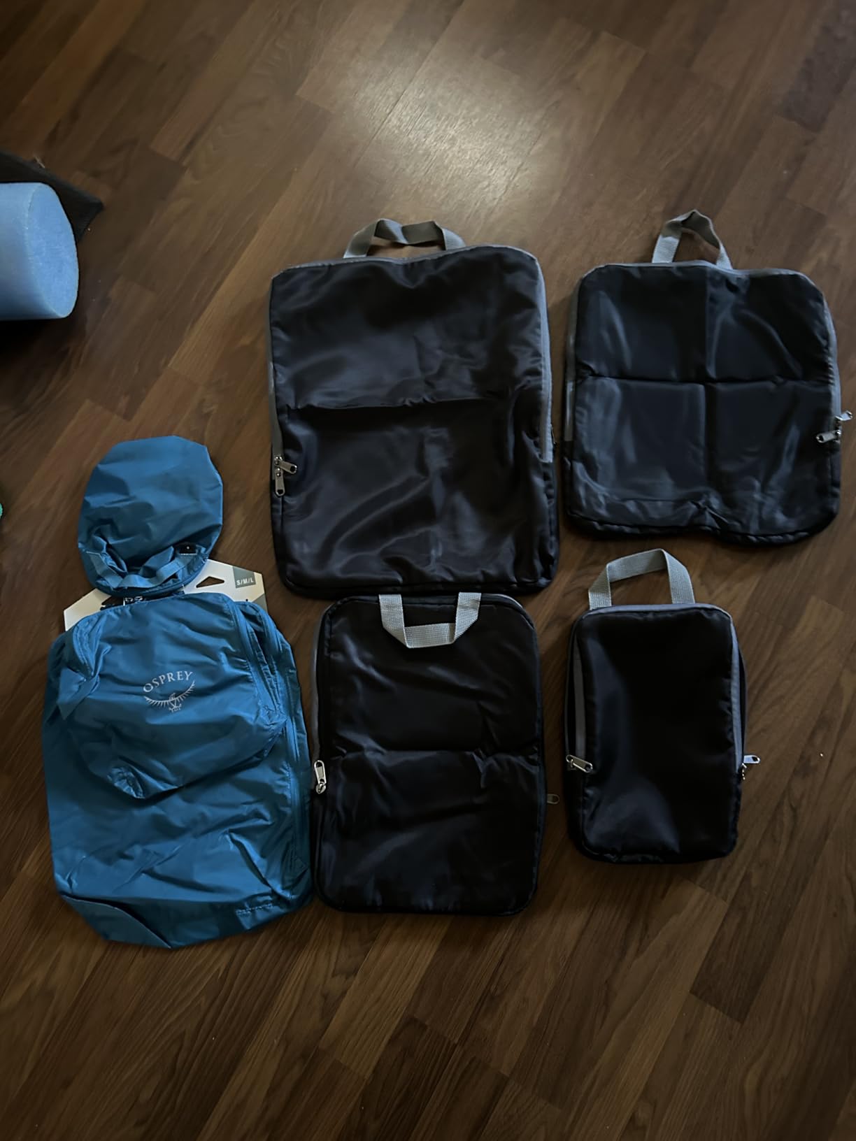 PANDA JOYS 4 Set Compression Packing Cubes Travel - Travel Accessories Expandable Packing Organizers for Carry On - Essentials Luggage Bags - Black customer photo 1