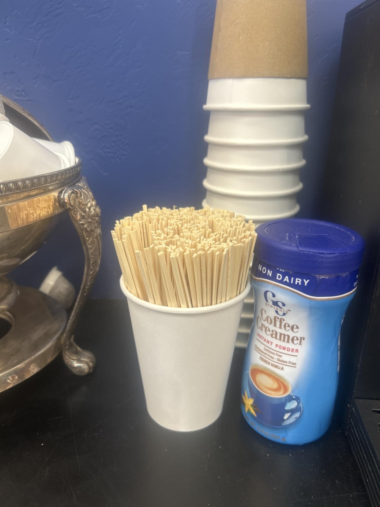 MAQIHAN 1000pcs Sip Stirrers - Bamboo Coffee Stir Sticks Disposable Hot Drink Beverage Stirring Swizzle Stir Sticks For Coffee, Milk, Juice, Cocktail, Chocolate, Suit For Party, Bar 5.5 Inch Square customer photo 1