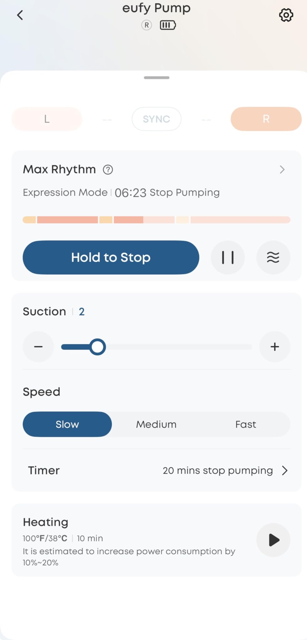eufy Security Heated Breast Pump S1, Hands-Free Breast Pump with Industry-Leading HeatFlow Tech, App-Controlled OptiRhythm, Hospital-Grade Suction, Leakproof, Slim and Ultra-Quiet for in-Bra Use customer photo 1