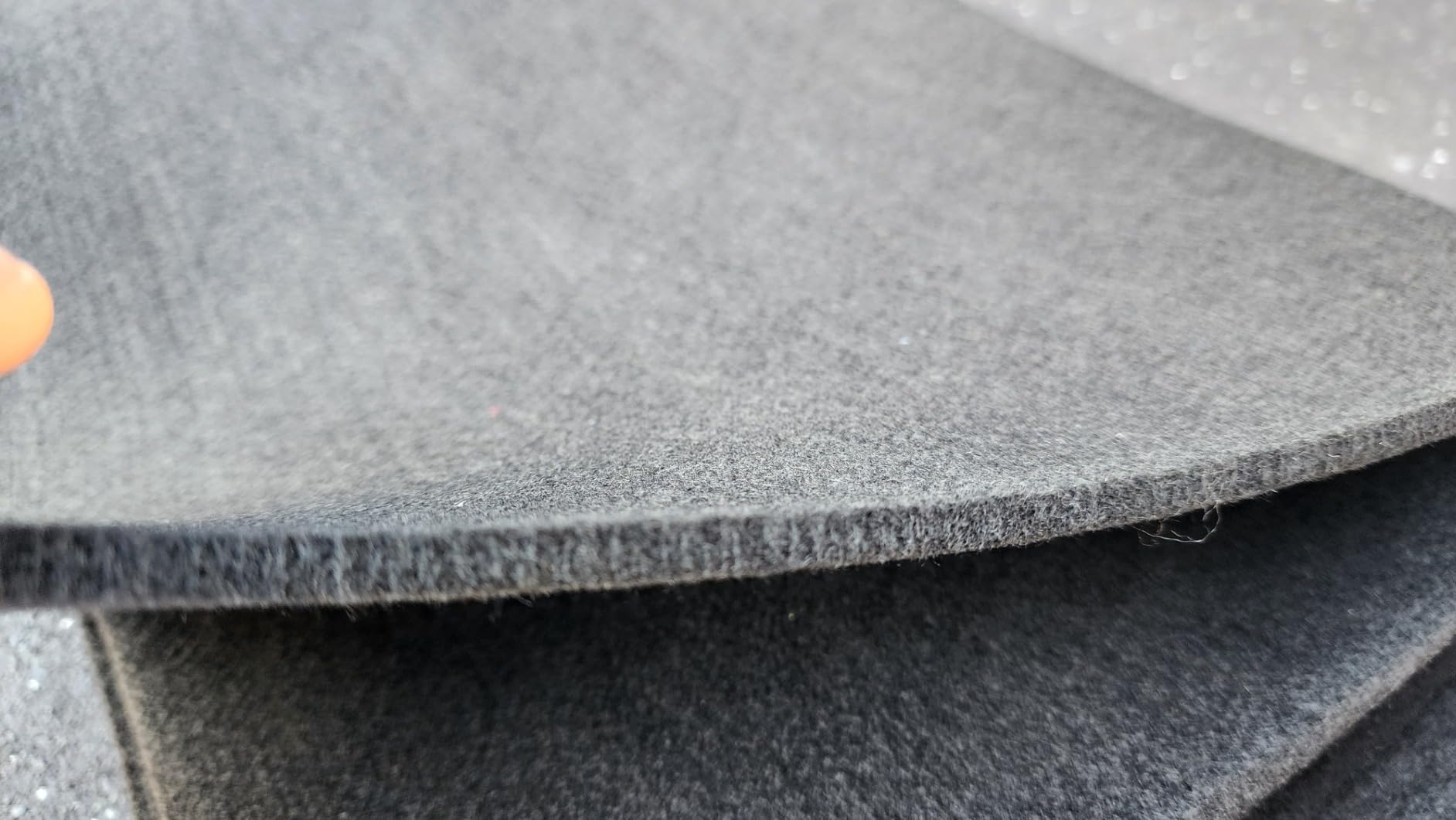 Matace Welding Blanket Fireproof 40x40 Inch Carbon Felt Soldering Mat & Pad, 5mm Flame Retardant Fabric, Heat Shield for Brazing, Automotive Repair, Grill & Smoker, HVAC Plumbing, Black customer photo 1