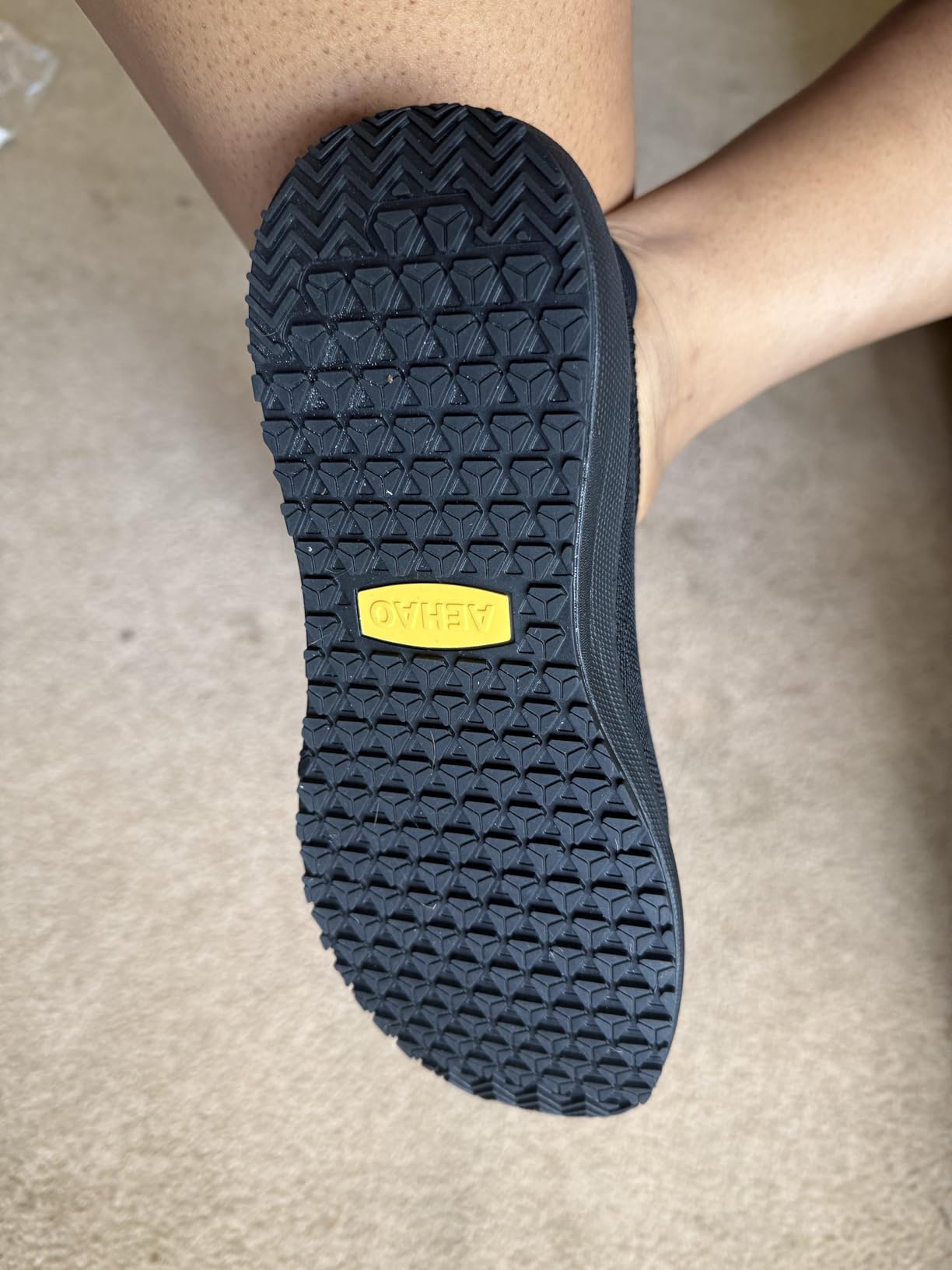 Women's Non Slip Work Shoes Food Service Waterproof Slip-Resistant Chef Shoe for Kitchen Restaurant Hospital Staff Lightweight Walking Sneakers with Easy-Clean Slip-On Design customer photo 2
