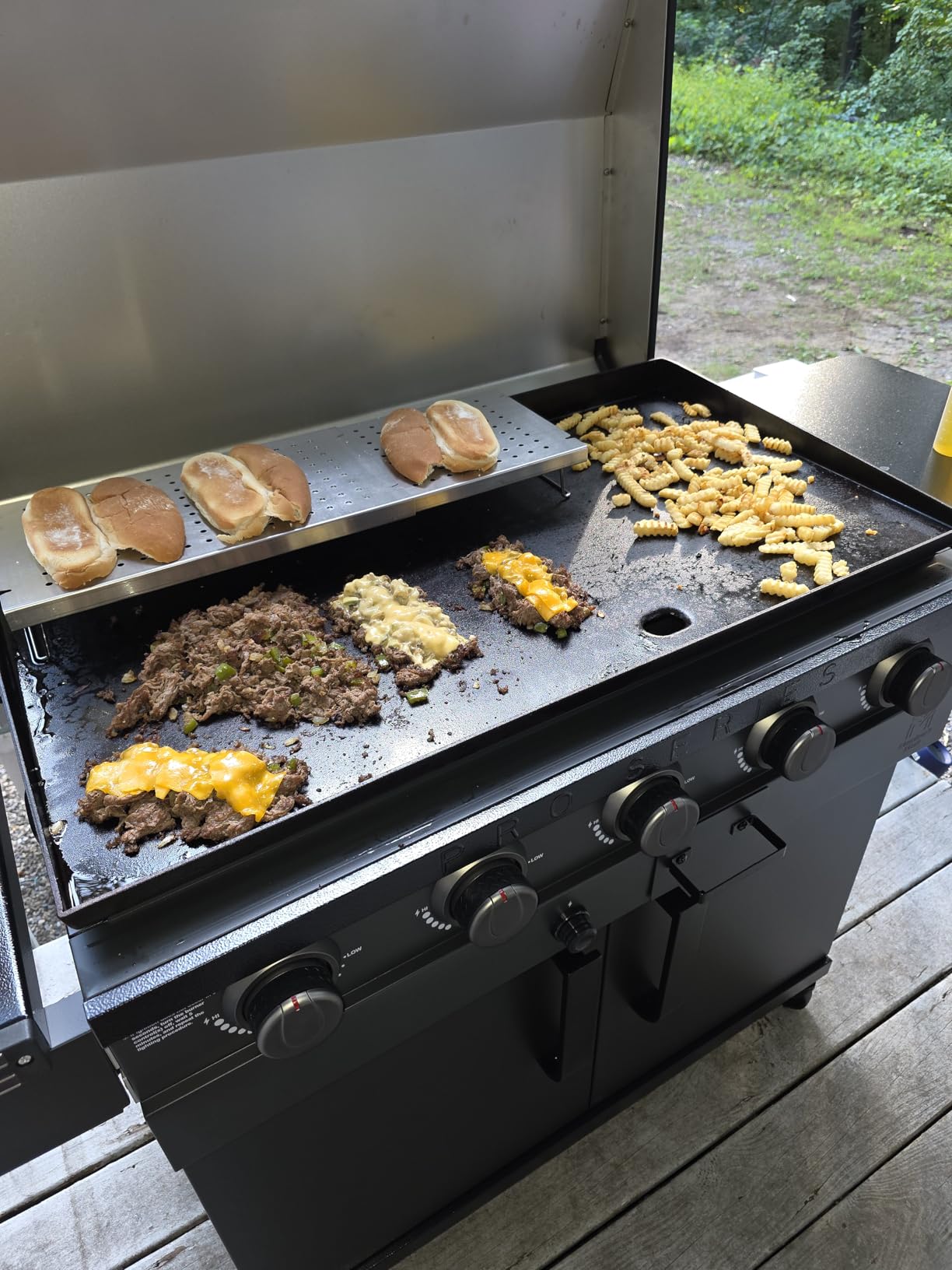 BBQ Future Adjustable Griddle Warming Rack for Blackstone 17 22 28 36 Inch Griddle customer photo 1