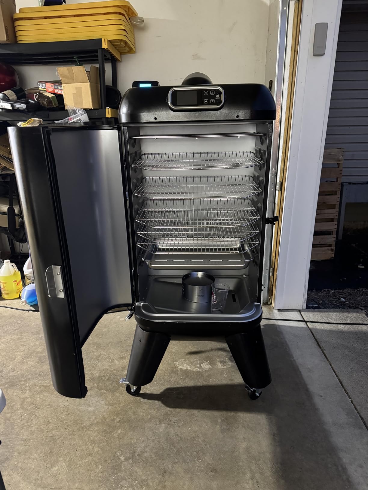 GRILLA Mammoth Vertical Smoker with 5 Trays, High Smoke Production, Wifi Enabled Touchscreen Controller, For Smoking, Outdoor Cooking, and Grilling customer photo 2
