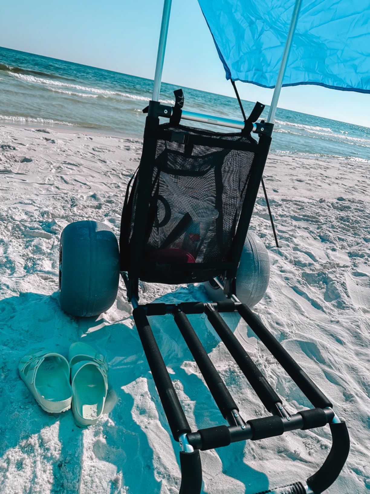 VEVOR Beach Dolly with Big Wheels for Sand, 29.9