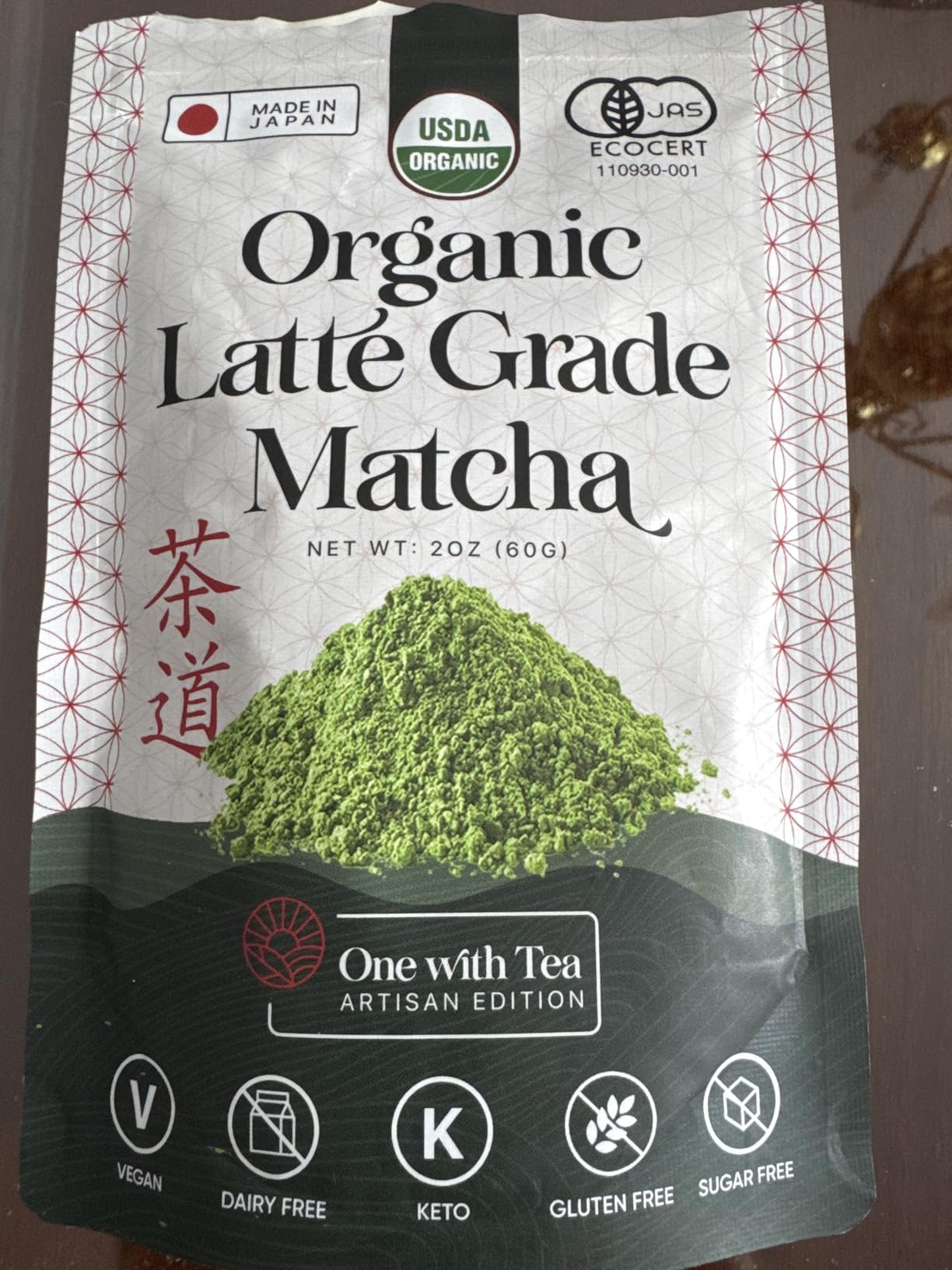 Organic Hojicha Powder 2oz, Roasted Matcha Green Tea Powder from Japan, Stone Ground Hojicha Tea, Made in Japan, Smooth Low Caffeine Green Tea for Hot & Iced Drinks, Hojicha Latte & Smoothies customer photo 1