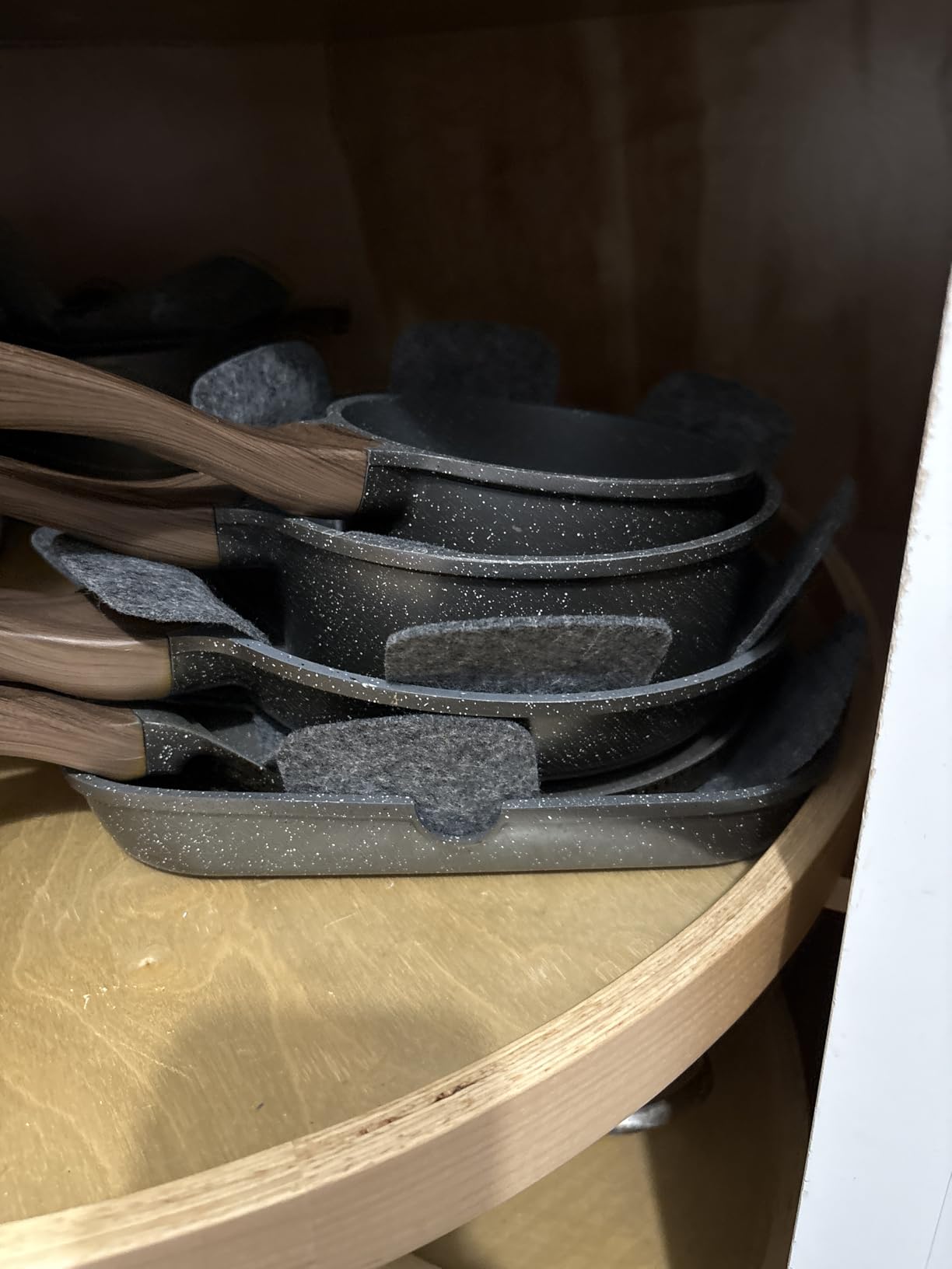 SENSARTE Nonstick Cookware Set, 23 Piece Pots and Pans Set with Swiss Granite Coating, Healthy Non Stick Kitchen Cooking Set, Stay-Cool Handles, Gray customer photo 1