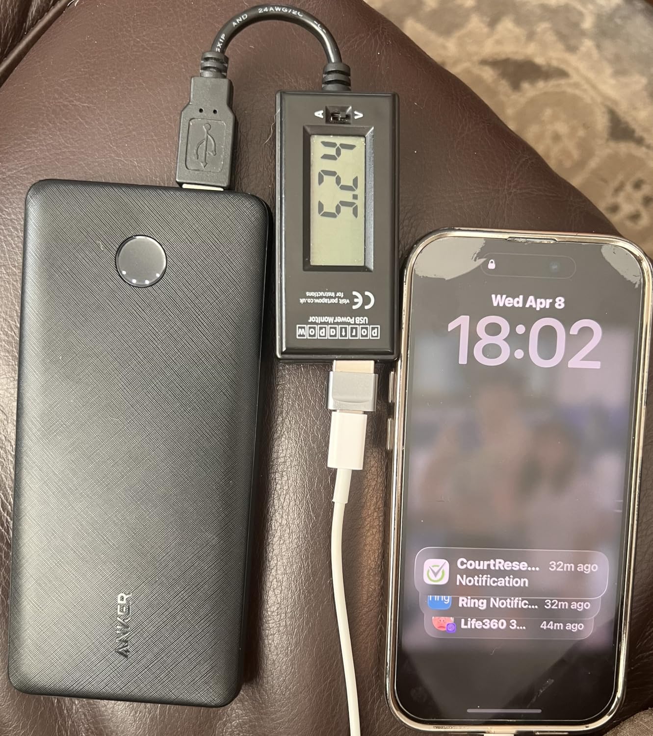 Anker Power Bank (PowerCore 10K), Compact Travel-Ready 10,000mAh Battery Pack with PowerIQ Charging Technology customer photo 1