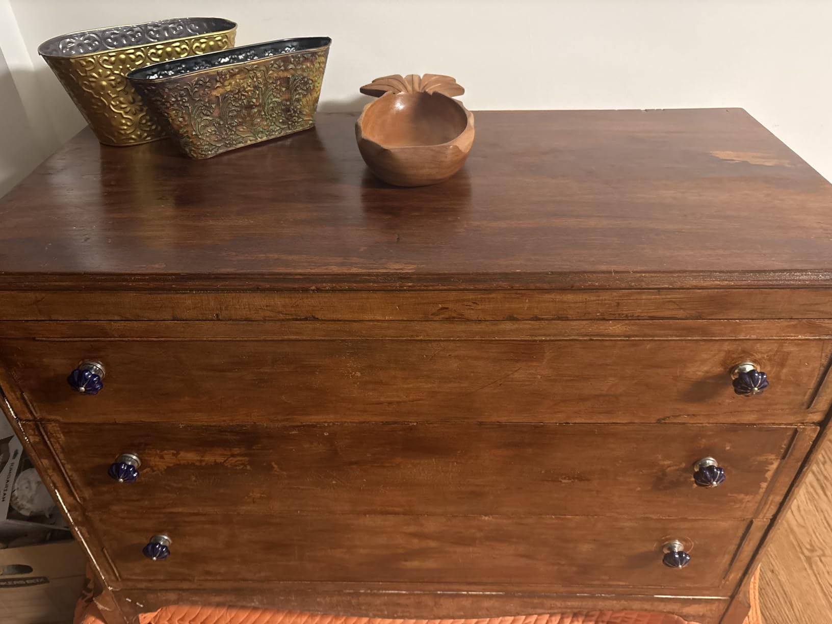 Wood Grain Furniture Paint 10.5oz with Tools - All-in-One No Need Prime No Need Varnish- Water-based & Low Odor - Outdoor & Indoor Wood Paint for Furniture and More - Urban Grey customer photo 2