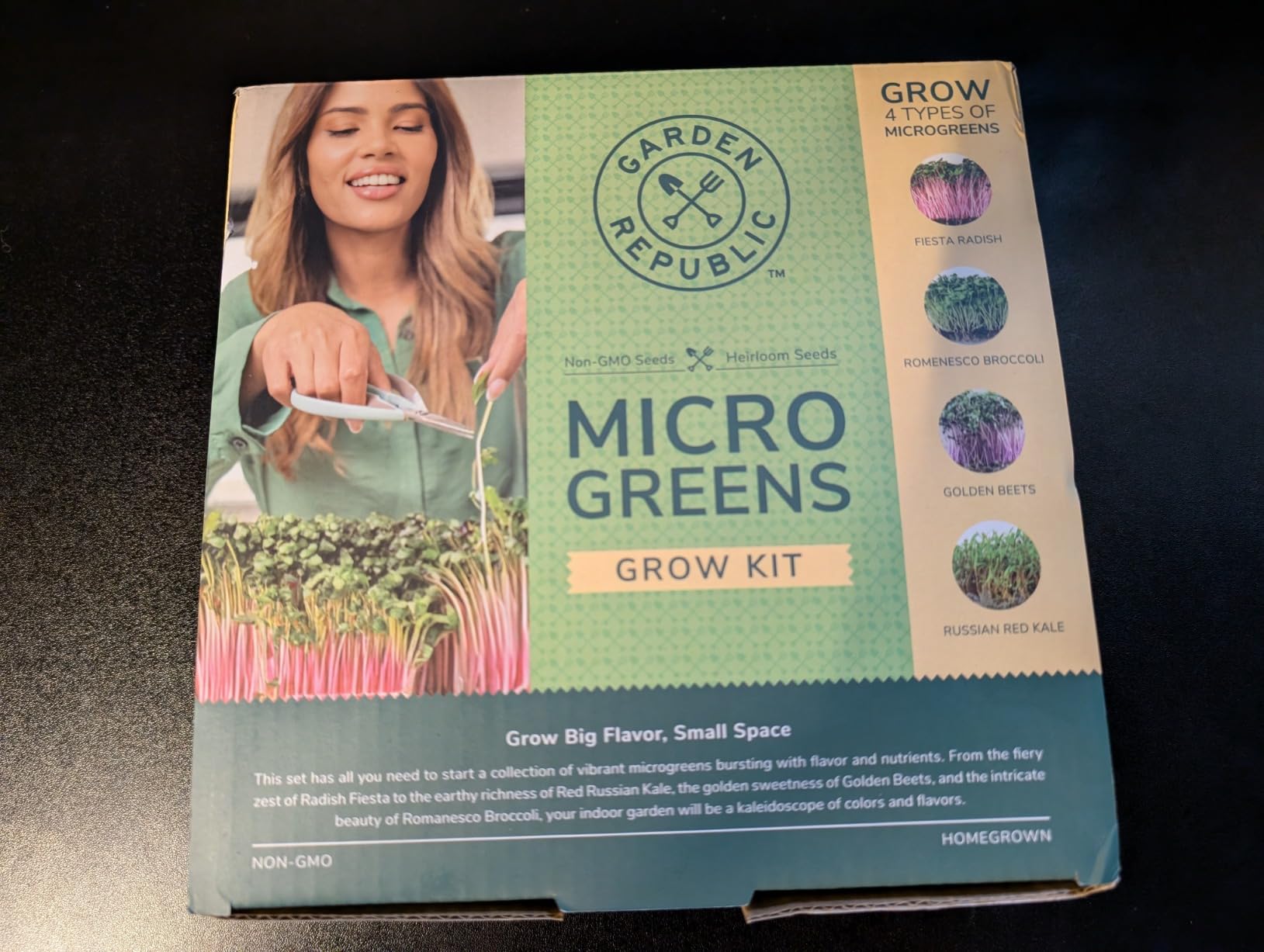 Garden Republic Microgreens Growing Kit - Micro Greens All-in-One Set with Non-GMO Seeds, Growing Trays and Planters - Microgreen Seed Tray and Soil Disks Set - Sprout Growing Kit customer photo 2