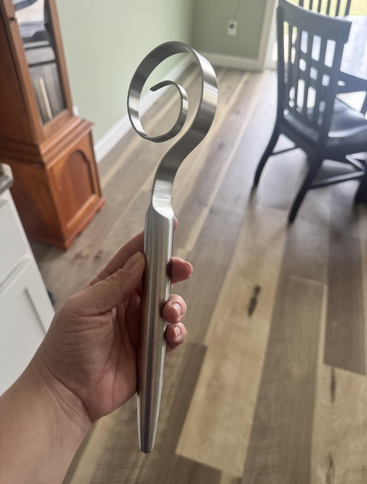 Seamless Dough Whisk, 18/10 Stainless Steel Danish Dough Wisk, 9