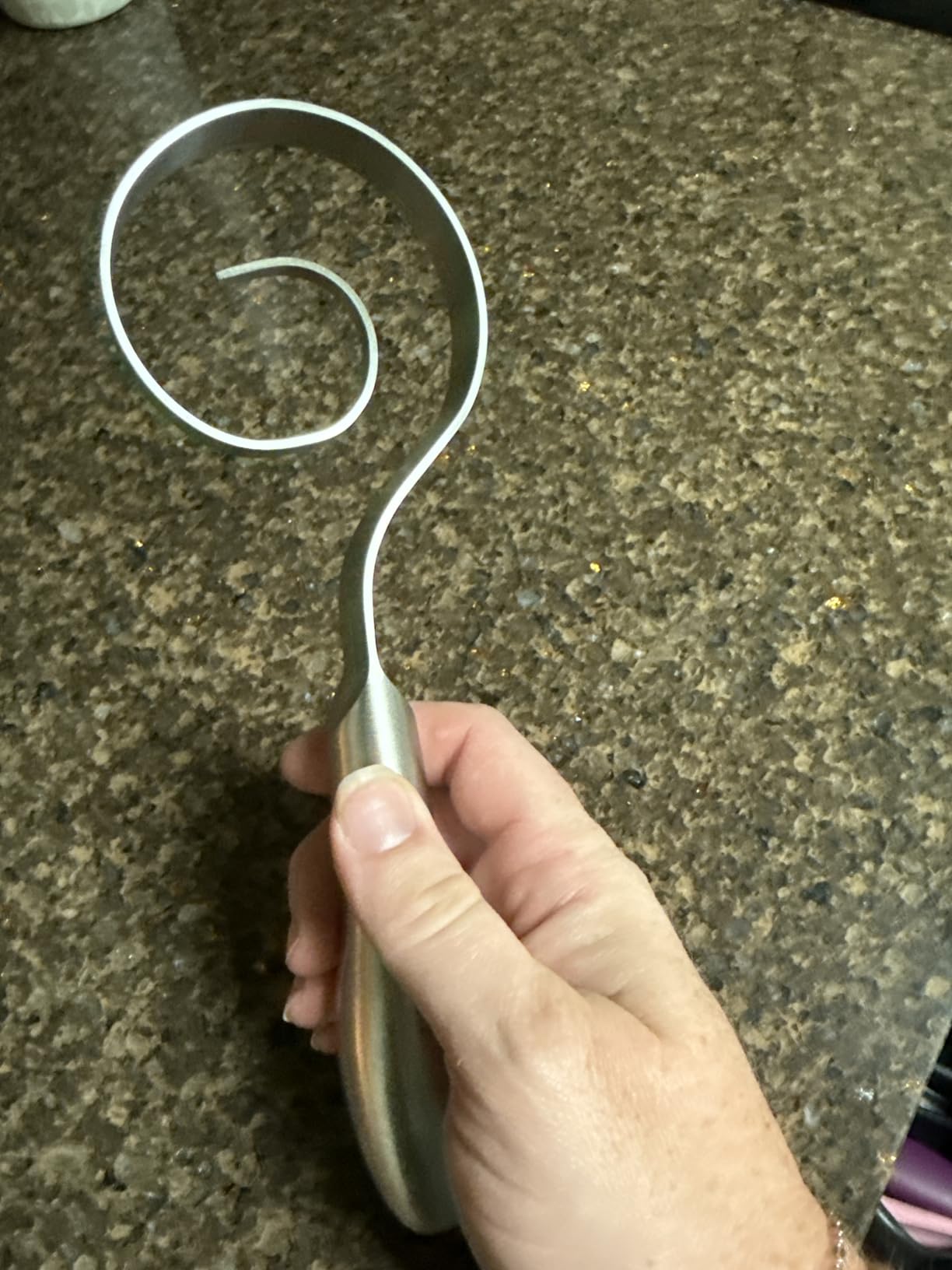 Seamless Dough Whisk, 18/10 Stainless Steel Danish Dough Wisk, 9
