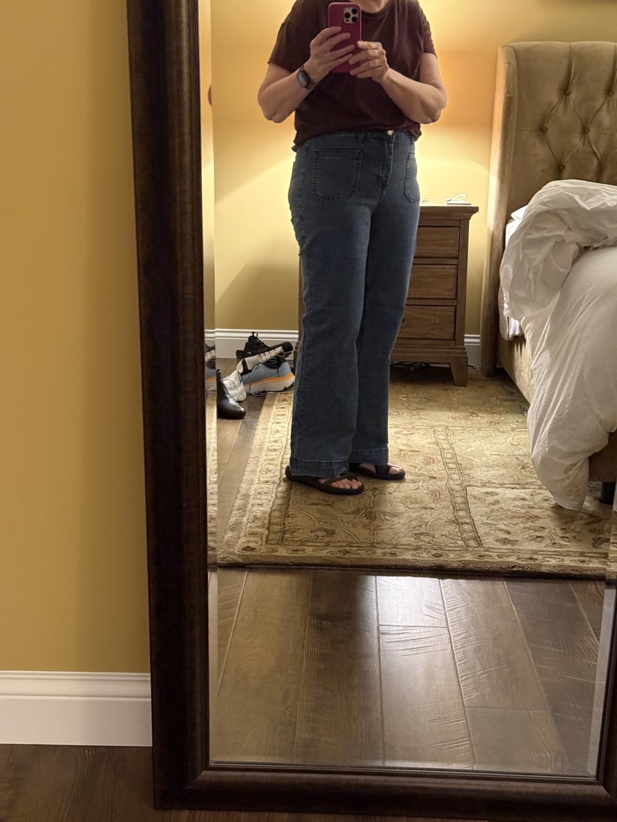 Astylish Women's Wide Leg Jeans High Waisted Stretchy Straight Leg Jeans Loose Trendy Denim Pants with Pocket customer photo 1