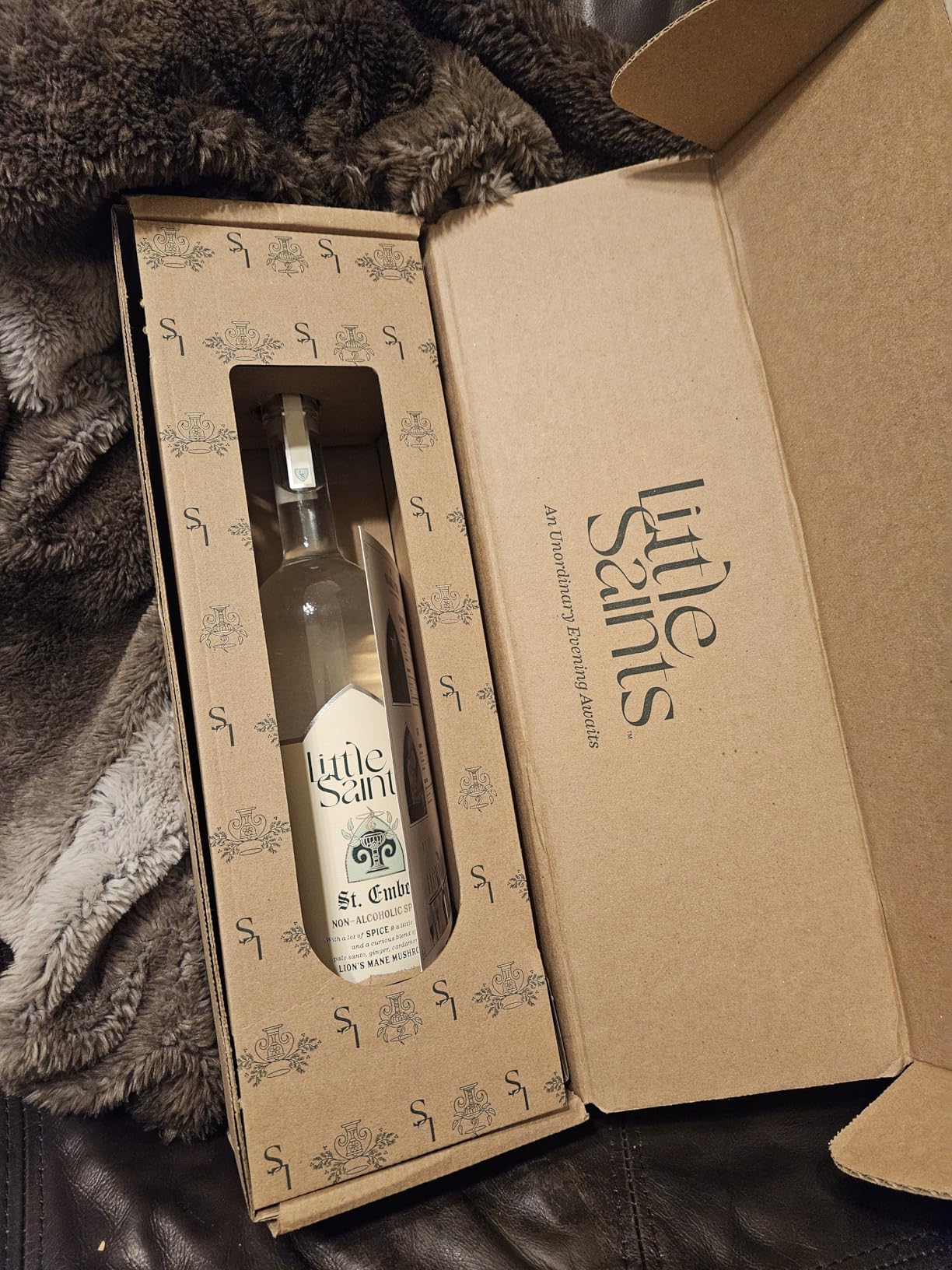 Little Saints St. Ember Non-Alcoholic Mezcal Inspired Spirit | Smoky & Botanical | Crafted with Lion's Mane Mushroom & Adaptogens for Clarity & Focus | Sugar Free | 5 Calories 750ml customer photo 2