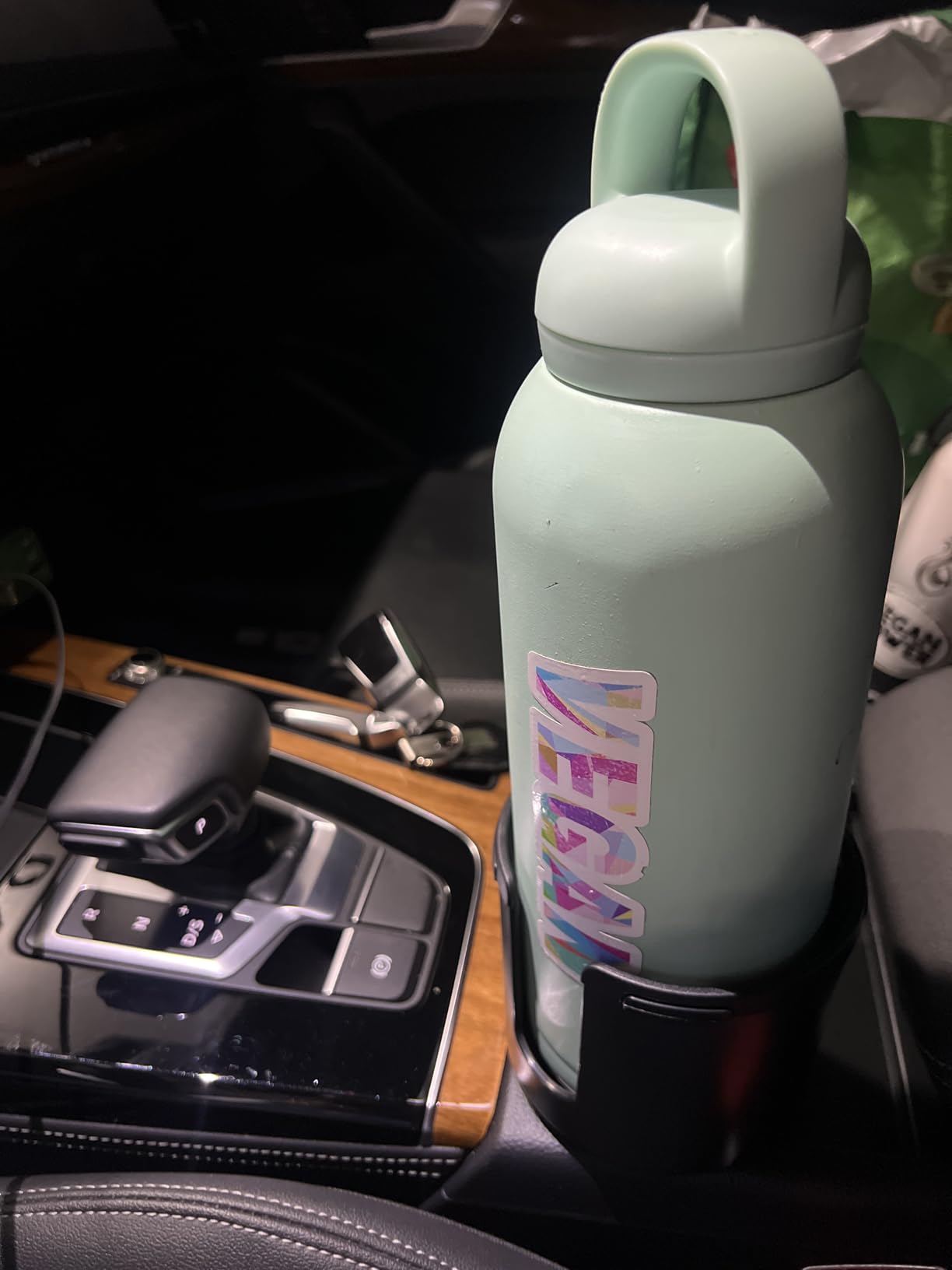 Quick-Install Car Cup Holder Expander, Space-Saving Cup Holder for Car with Offset Design, Non-Slip Large Water Bottle Holder Expander, Compatible with Owala, Stanley, Yeti Cups (24oz to 64oz) customer photo 2